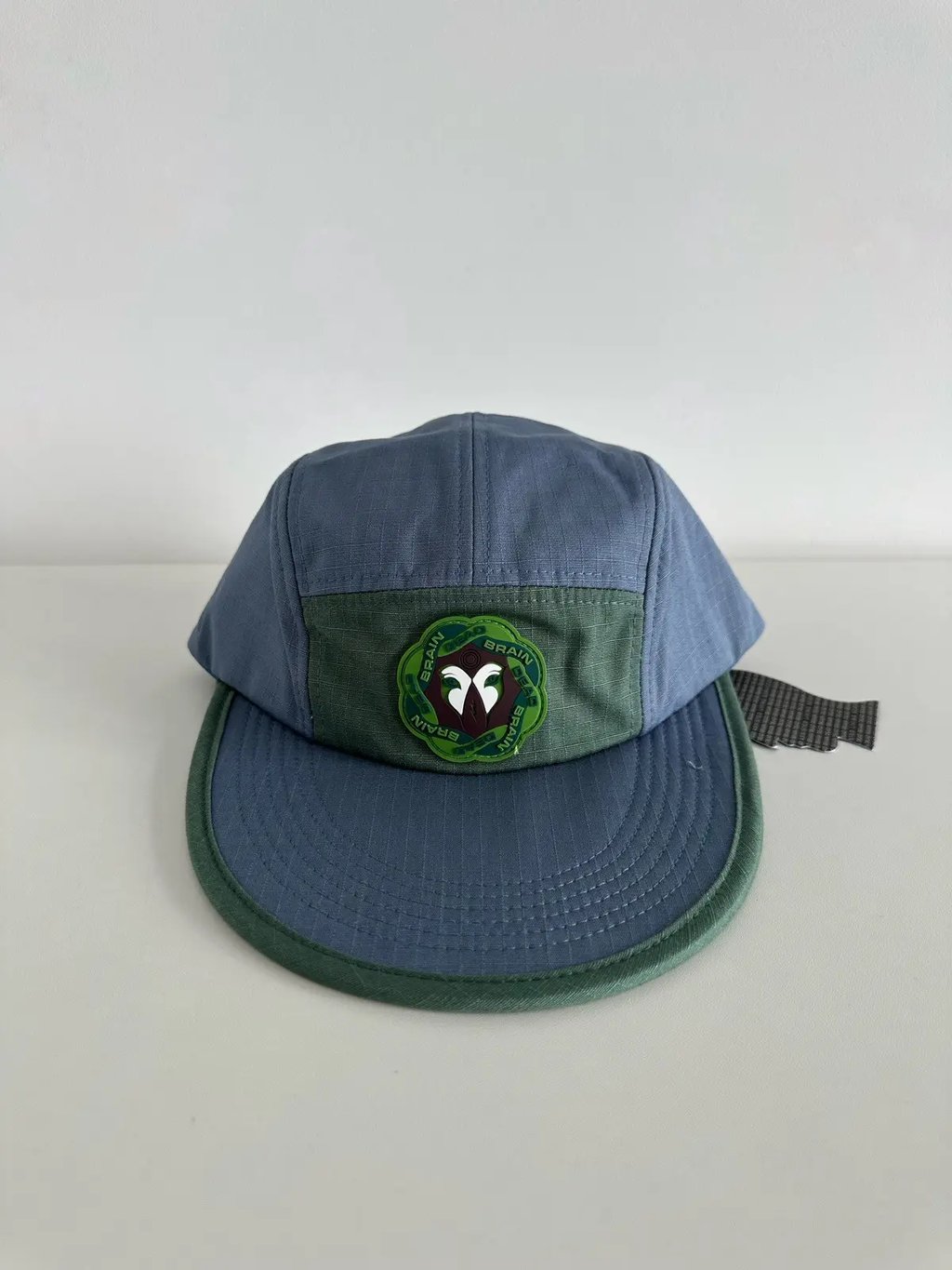 Brain Dead Anglers 5 Panel Camp Hat Cap Navy in Blue, Men's