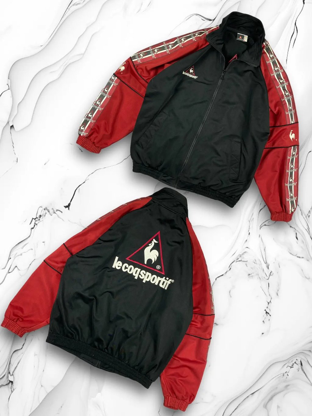 Vintage Le Coq Sportif Big Logo Windbreaker Jacket, Men's