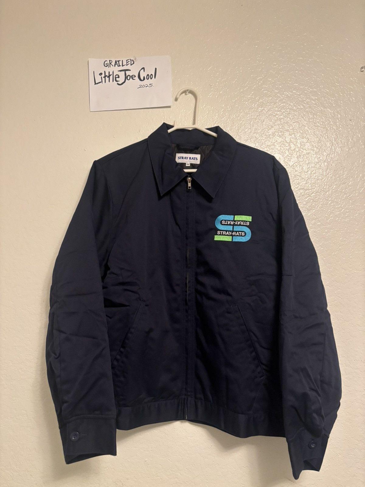 Stray Rats Metro Work Jacket XL in Blue, Men's