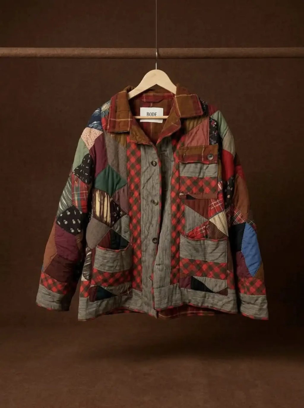 Vintage Bode Buffalo Quilt Jacket 1 Of 1 (L/Xl), Men's