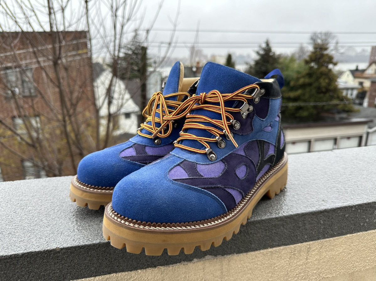 Kidsuper Boots With Swirls (Blue), Men's (Size 10)