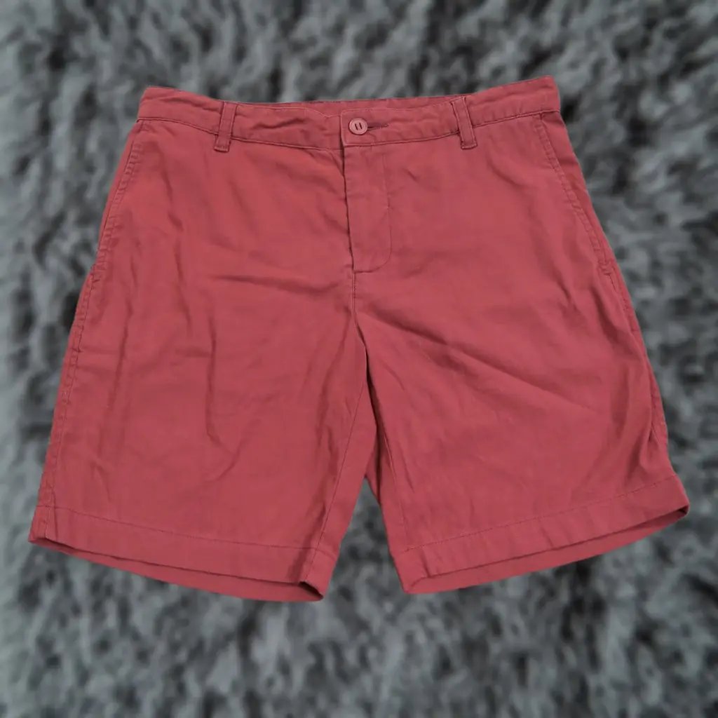 Outlier Shorts Mens 31 Red New Way Stretch Performance Chino Travel 8" Inseam, Men's