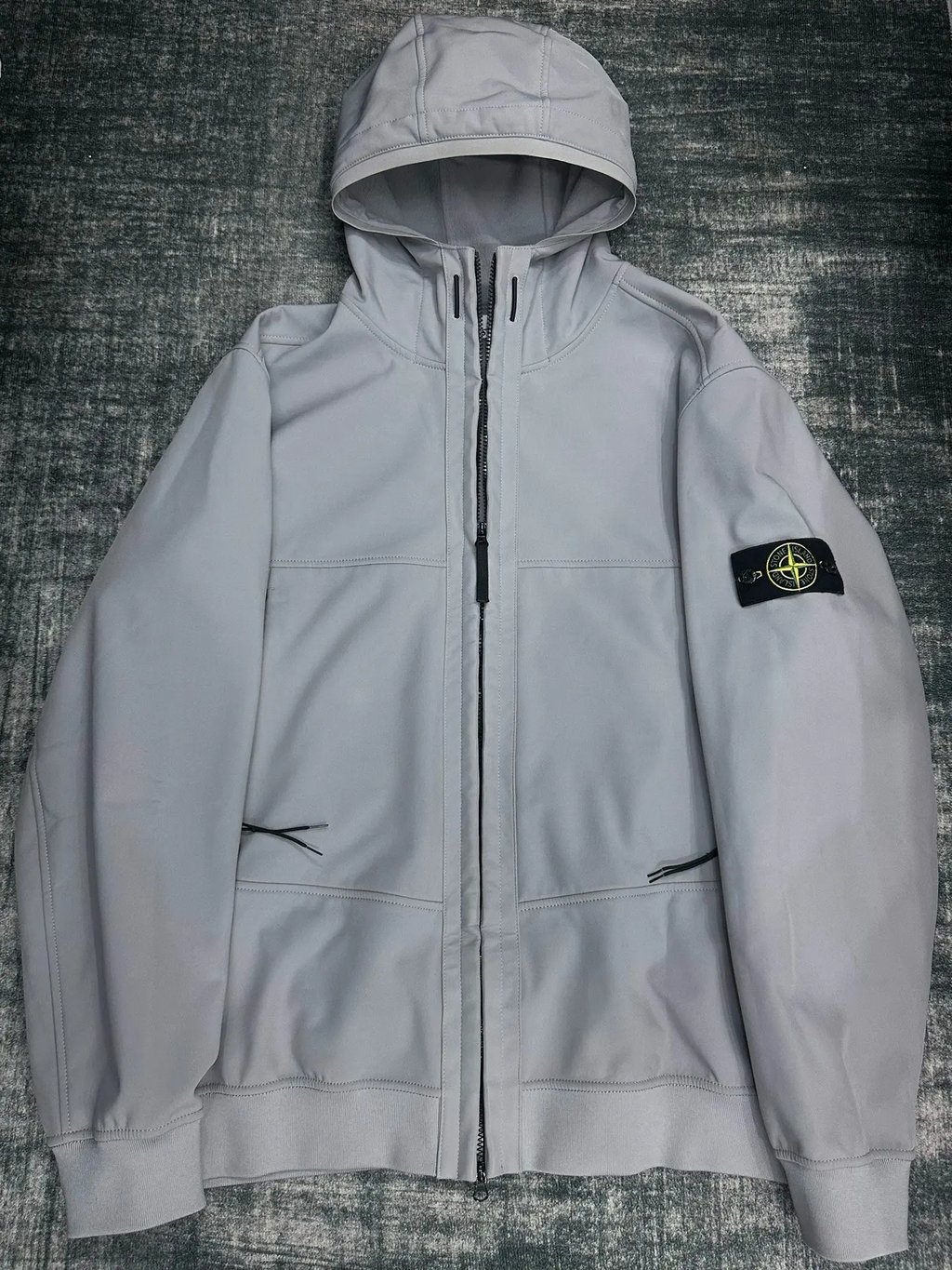Stone Island 24fw Soft Shell Hooded Jacket Xxxl in Gray, Men's