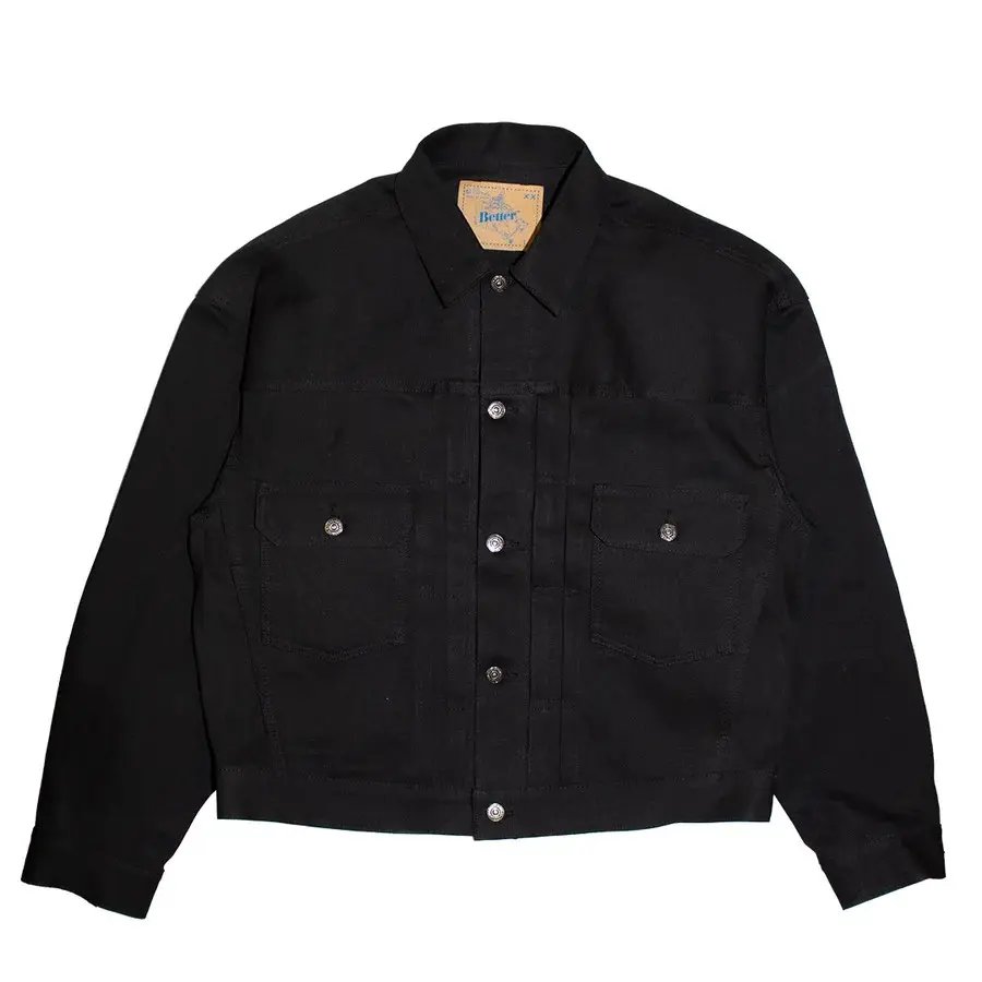 Better Gift Shop Orslow "Type Ii" Selvedge Denim Jacket in Black, Men's