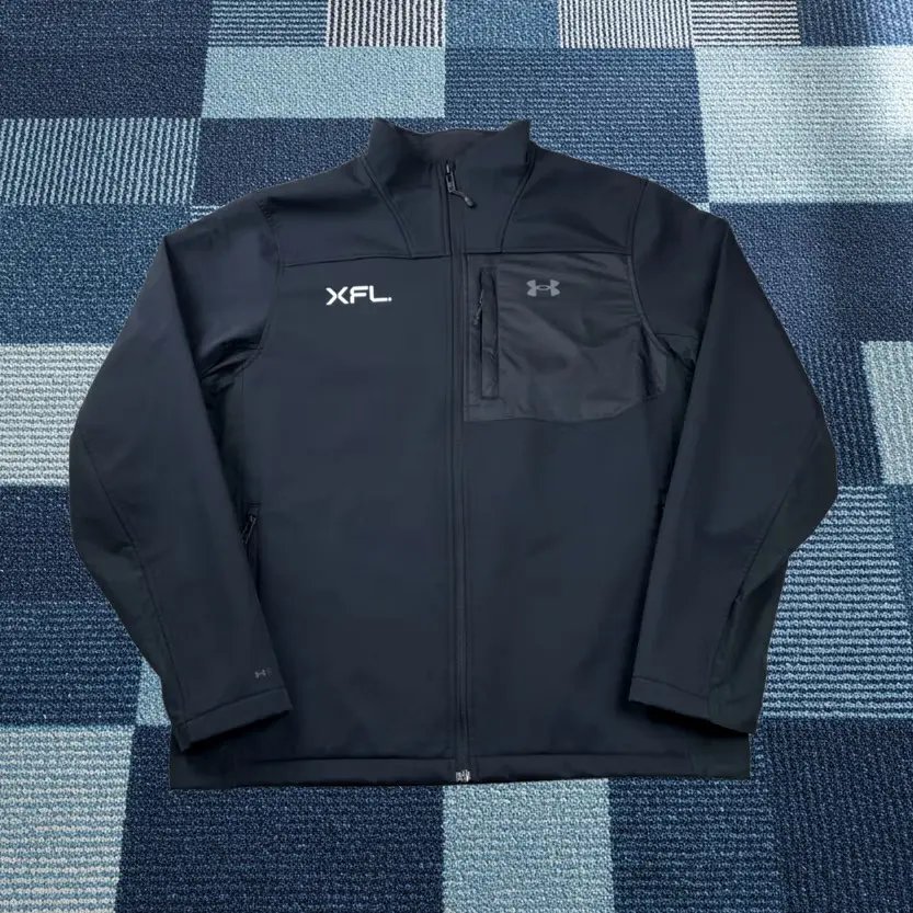 Under Armour Jacket Mens L Black Storm Coldgear Infrared Shield Water Repellent, Men's