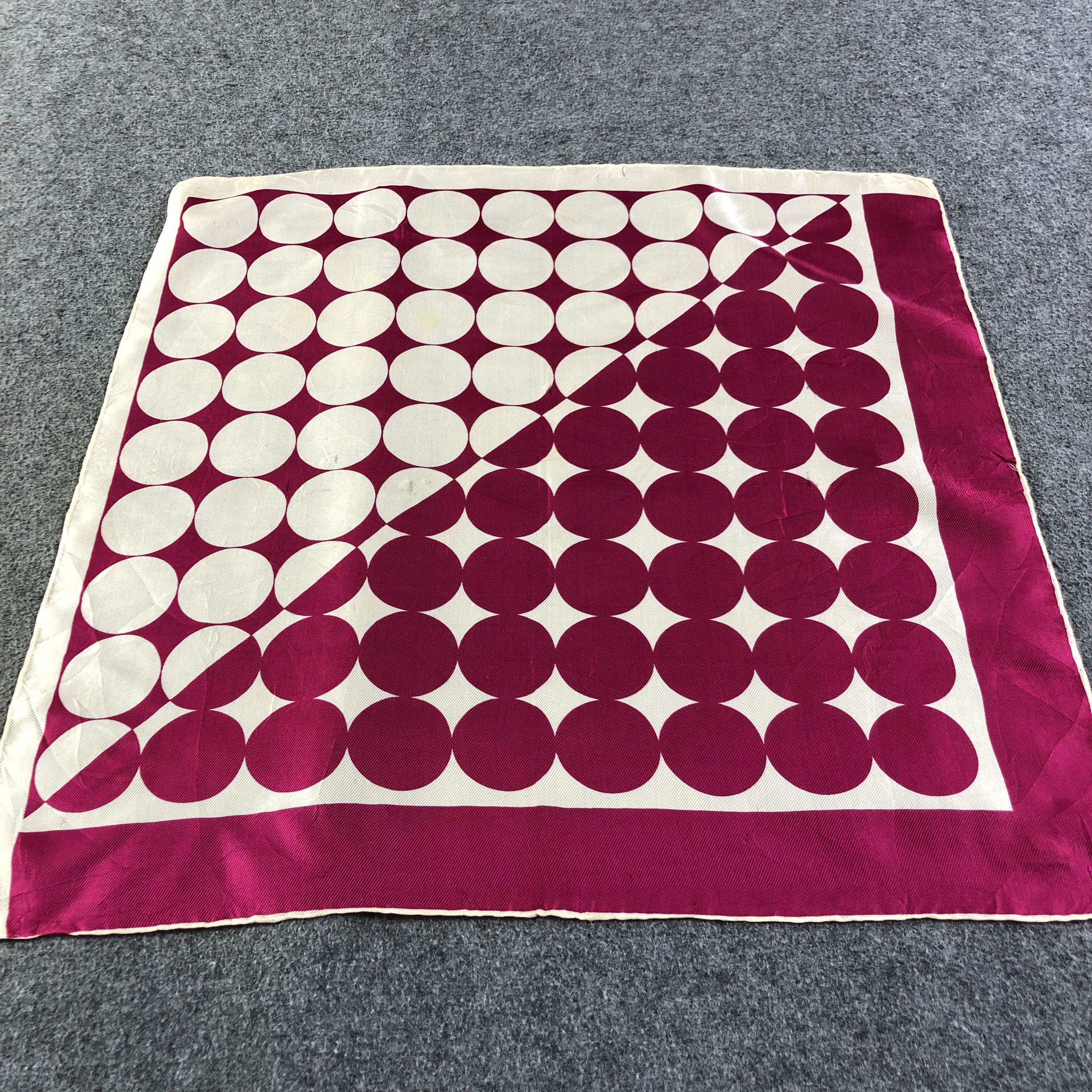 Vintage Luxury Silk Scarf M532, Men's