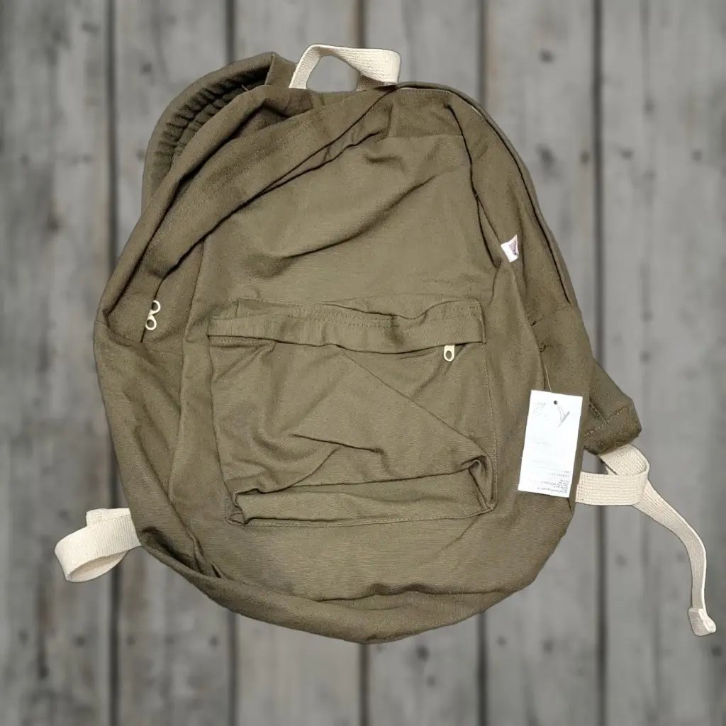 Los Angeles Apparel Cotton Canvas Backpack Army One Size Backpack New Color Army United States 100% Cotton Canvas Mens? Hmm, Men's