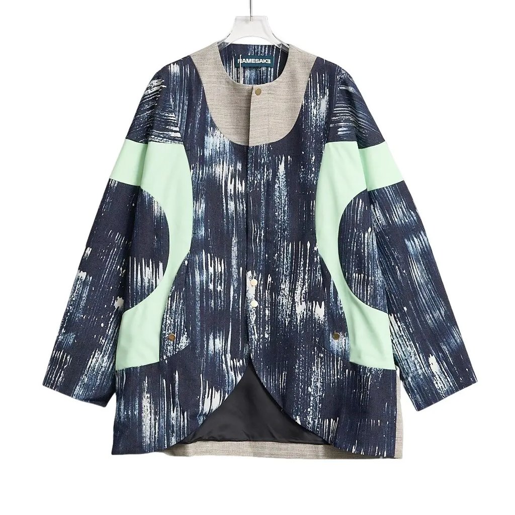 Namesake Brush Print Light Jacket Size S, Men's