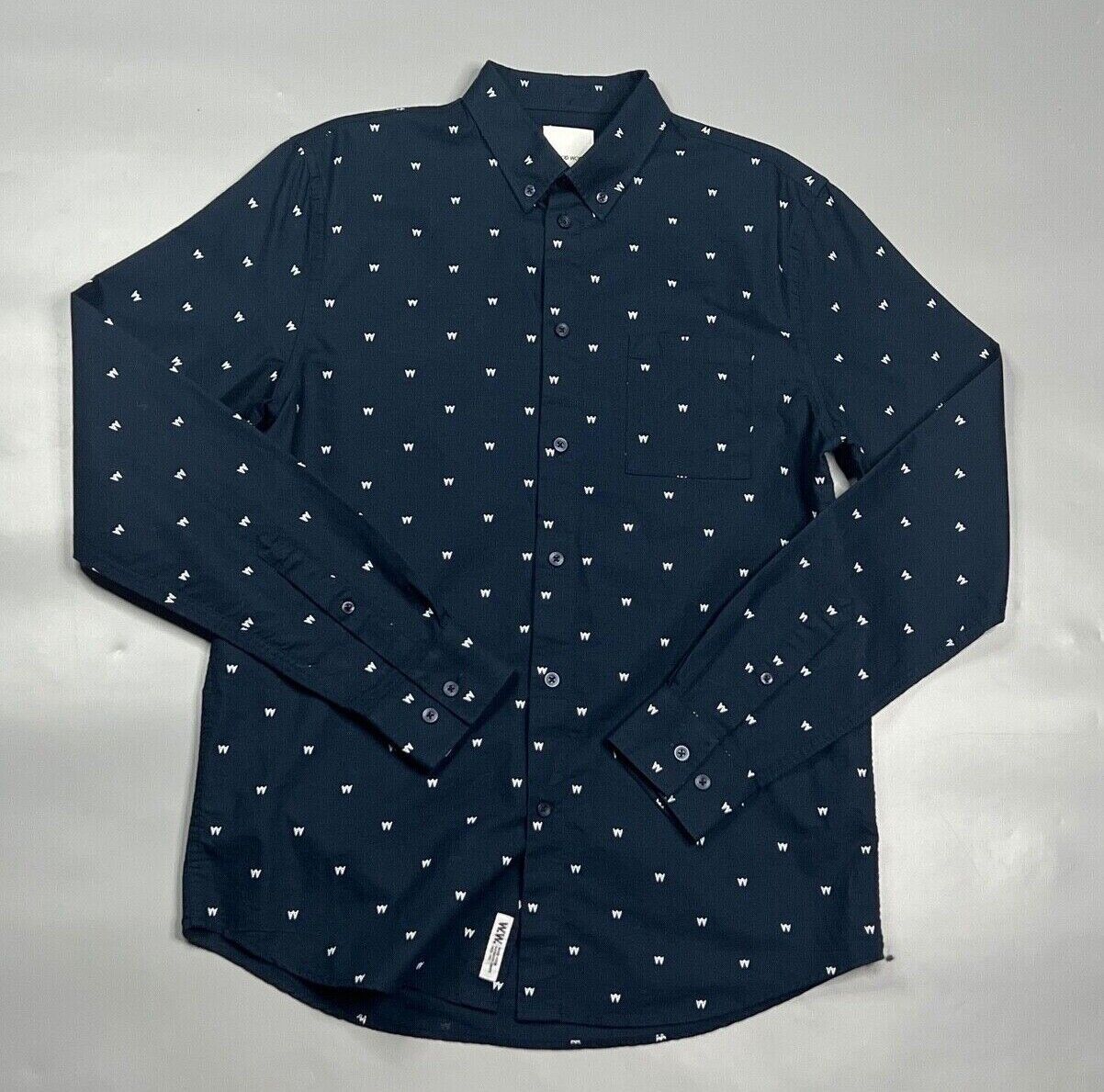 Wood Wood Men's Shirt M in Blue (Size Medium)