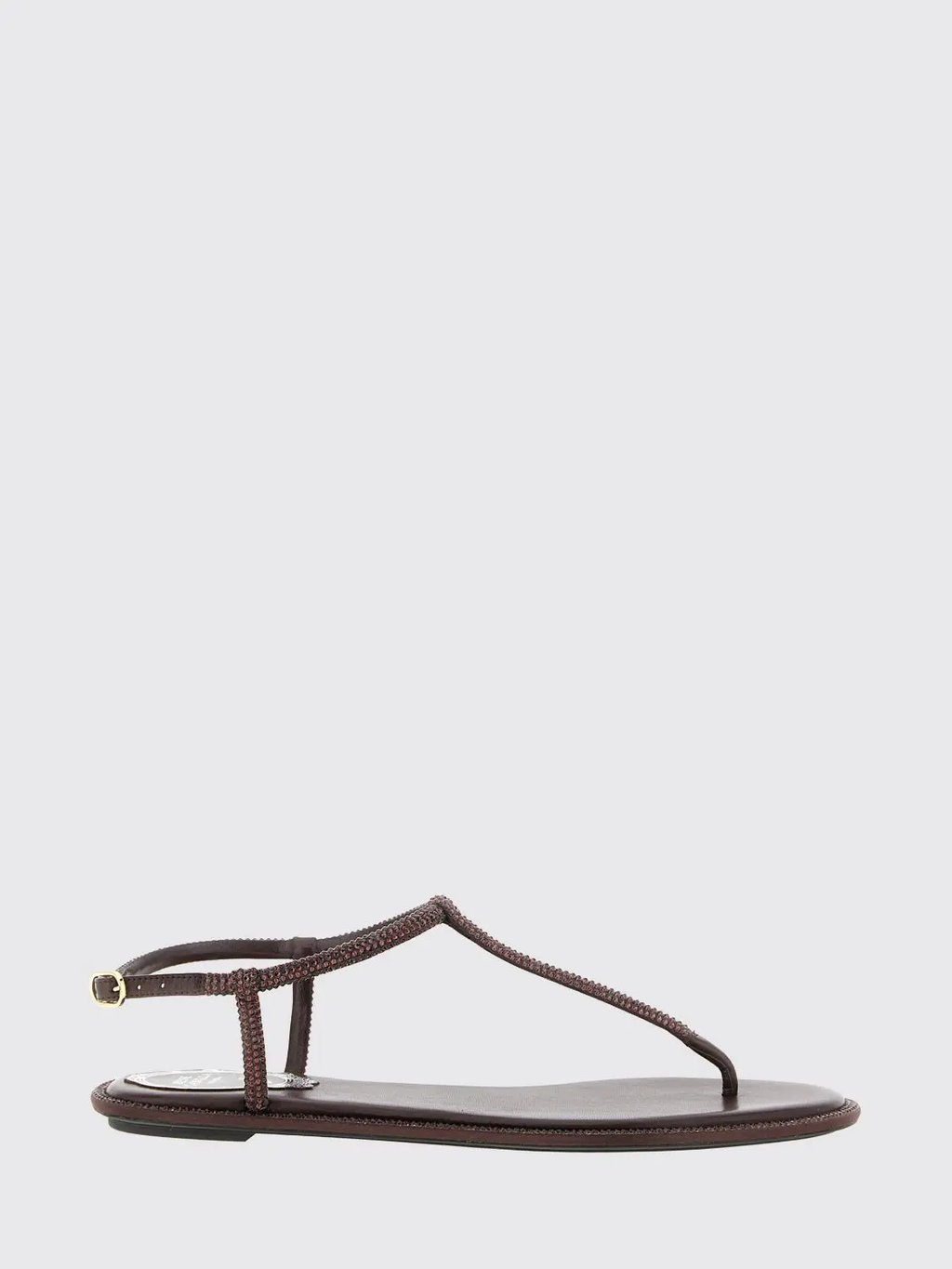 Rene Caovilla Heeled Sandal Woman Brown, Women's (Size 8.5)