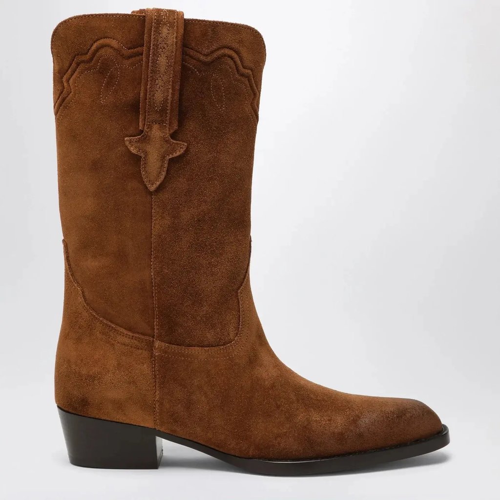 Paris Texas Hilda Cognac Suede Boots Women', Women's (Size 7.5)