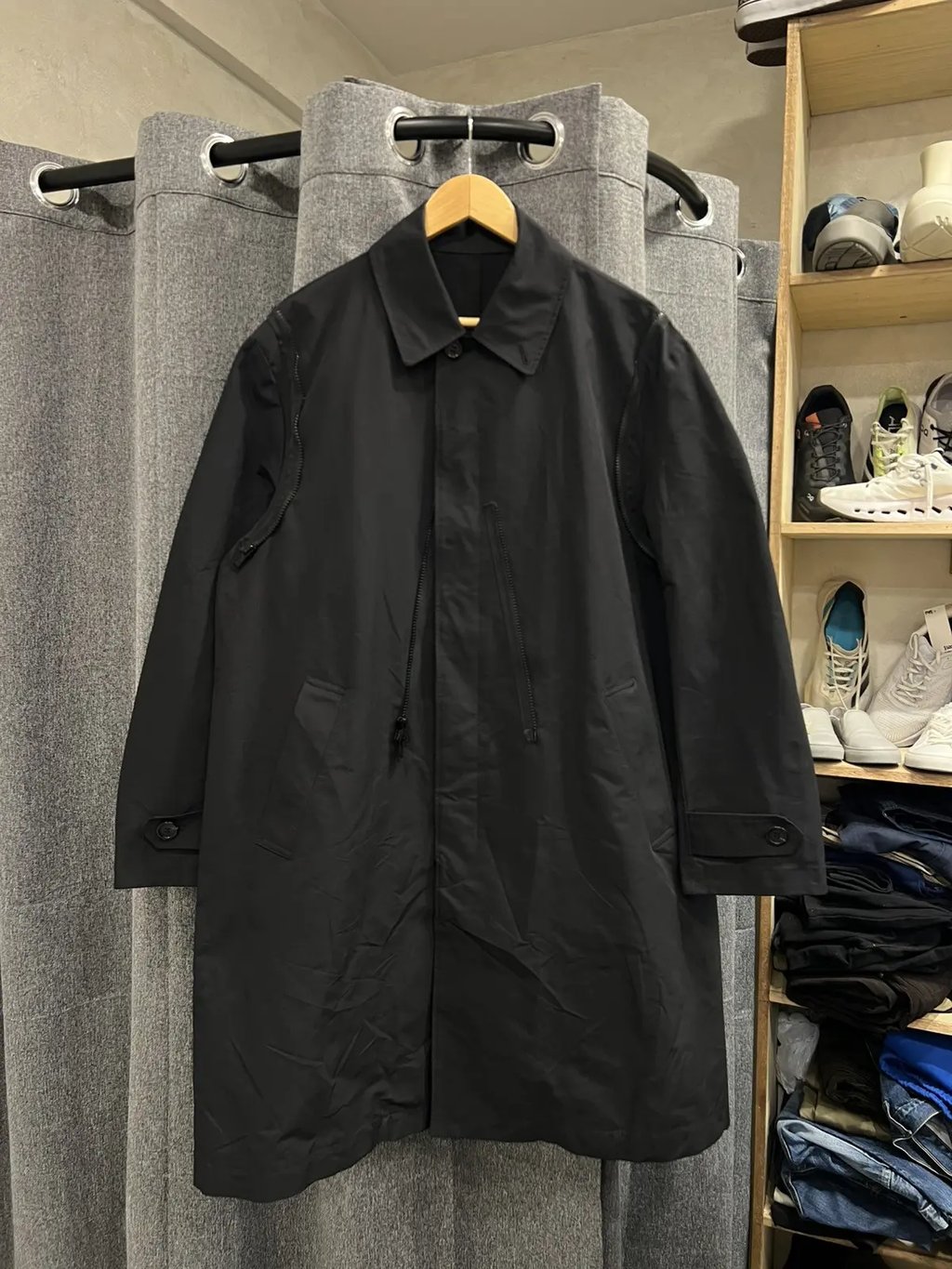 Undercover Jun Takahashi - The Shepherd Trench Coat - Japan in Black, Men's (Size L)