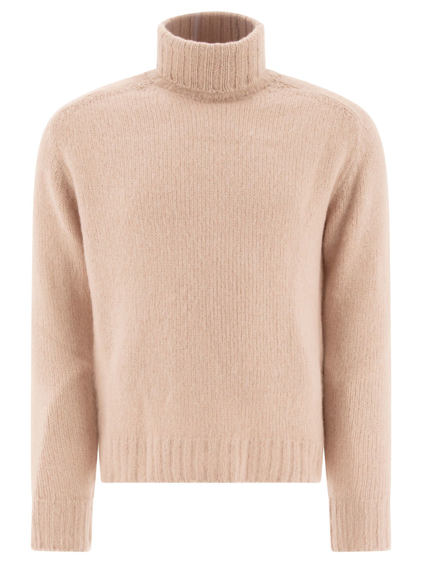 Tom Ford Mohair Turtleneck Sweater in Pink, Men's (Size Medium)