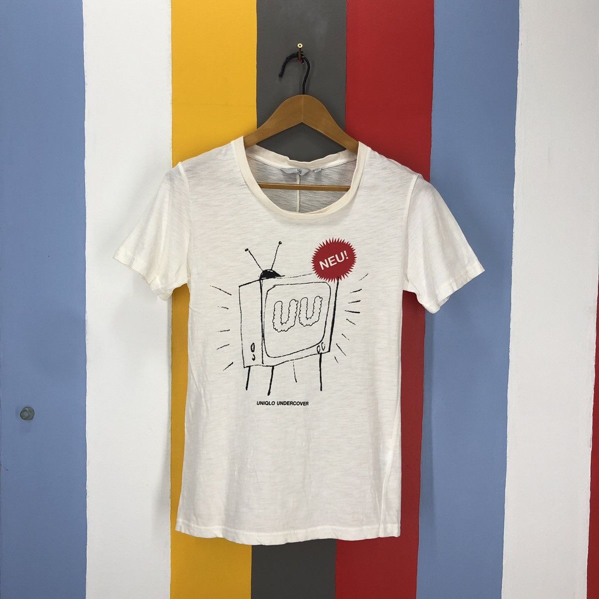 Undercover Crew Neck T Shirt 1496/az in White, Men's (Size Small)