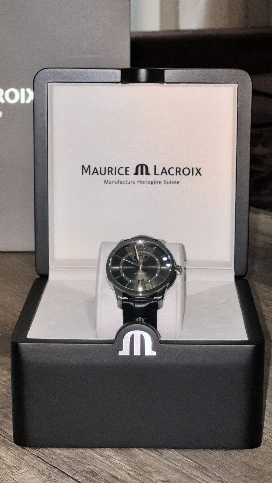 Maurice Lacroix Stainless Steel in Silver, Men's (Size 40)