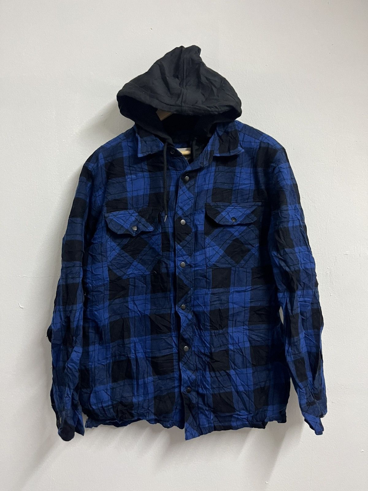 Boston Traders Double Layer Flannel Jackets in Blue, Men's