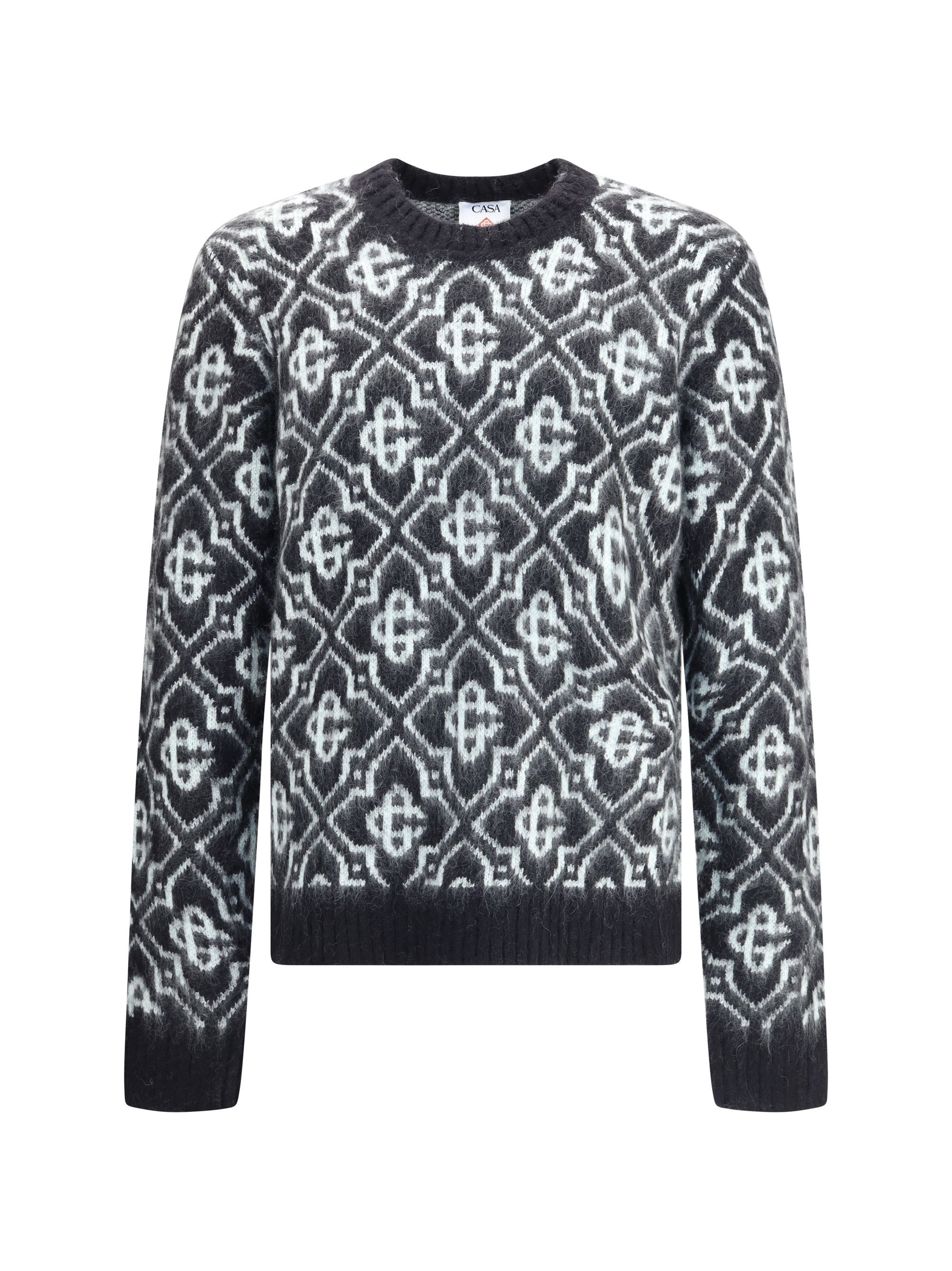 Casablanca Monogram Crew Sweater, Men's (Size XL)