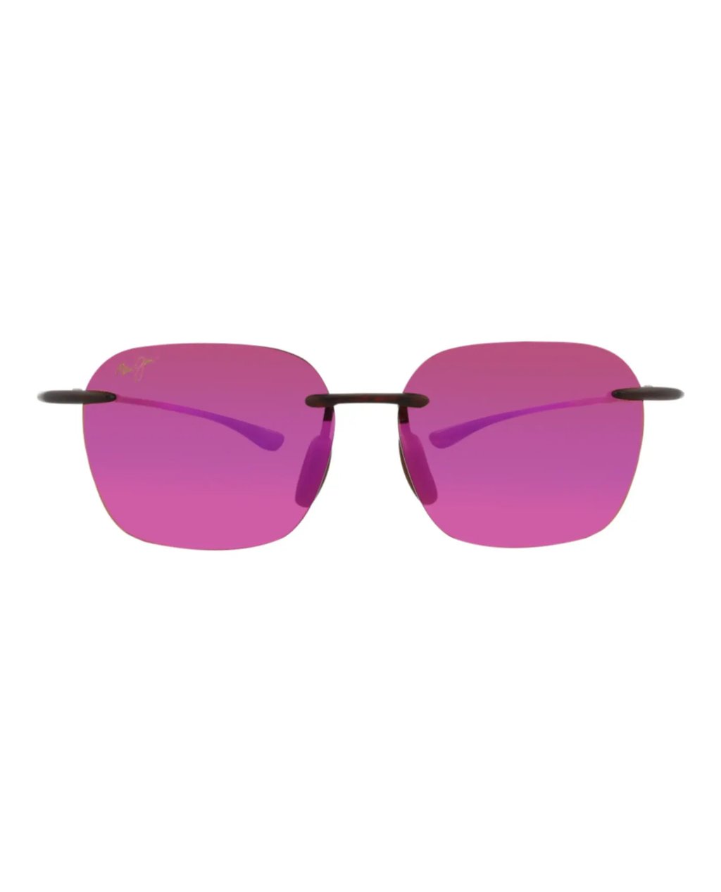 Square-Frame Injected Sunglasses in Brown, Men's
