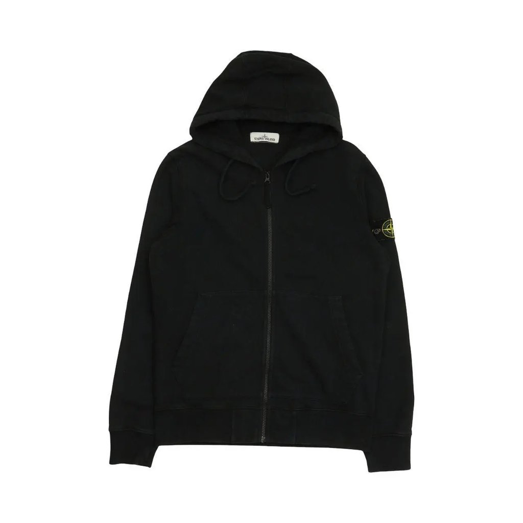 Stone Island A/W 20 Full Zip Hoodie in Black, Men's (Size M)