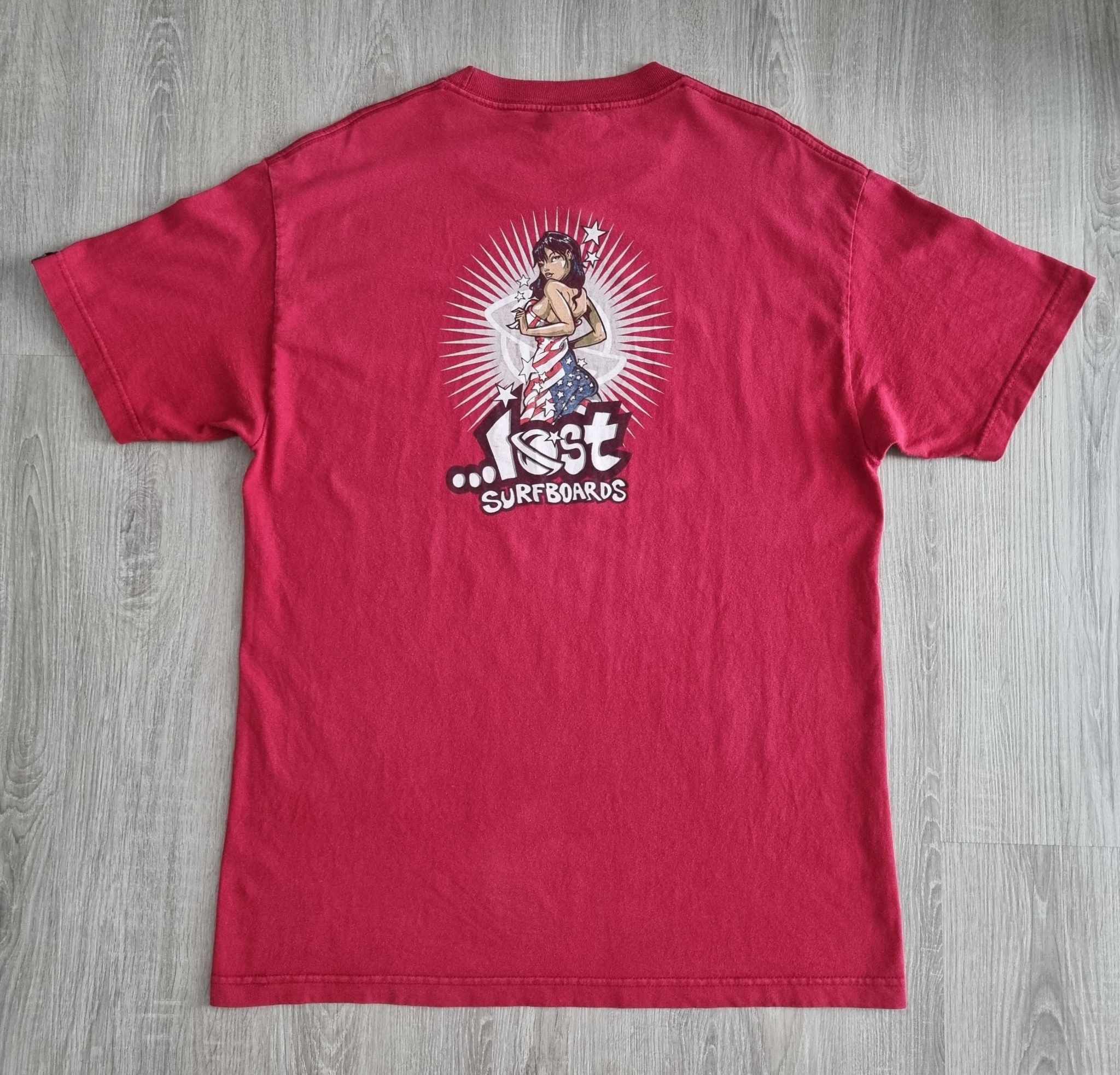 Lost Enterprises Vintage Lost Shirt in Red, Men's (Size Large)