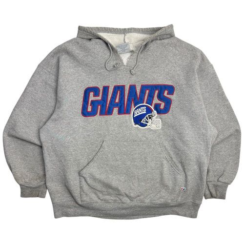 Majestic Vintage Nfl New York Giants Hoodie in Grey, Men's (Size XL)