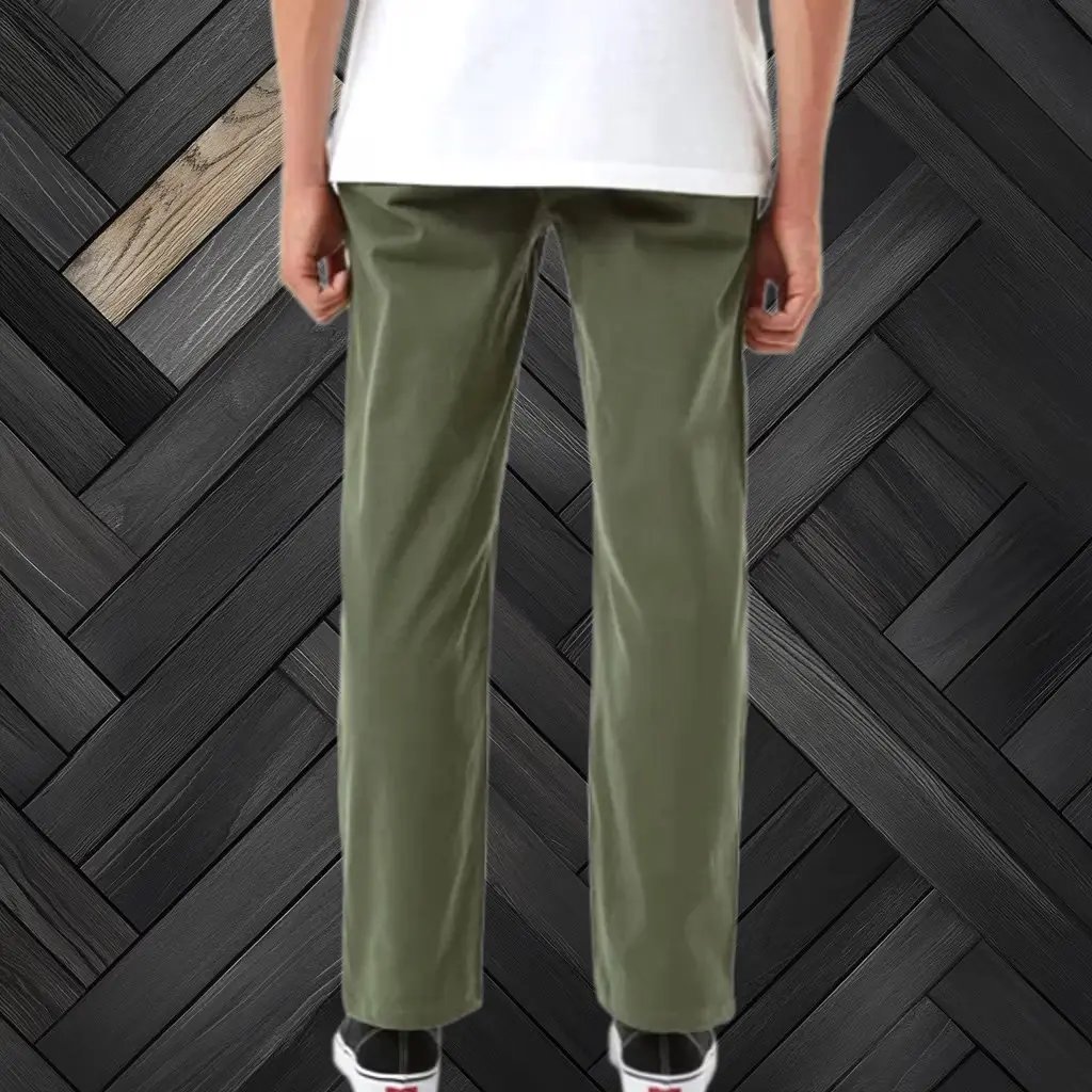 Katin Kraft Pant Chino Stretch Twill Skate Surf Olive Green Size 36x32 New Mens, Men's
