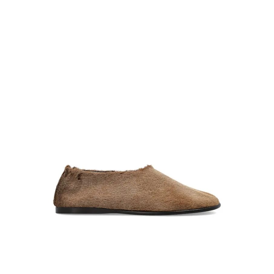 Lemaire Glove Brown Loafers Women's Size:9;, Women's