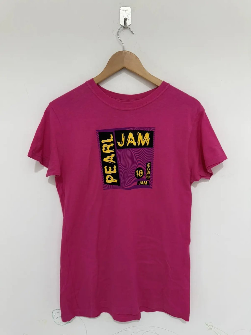 Vintage Pearl Jam Band T-Shirt 2018 Tour Grunge Rock Metal Concert in Black, Women's (Size Xl)