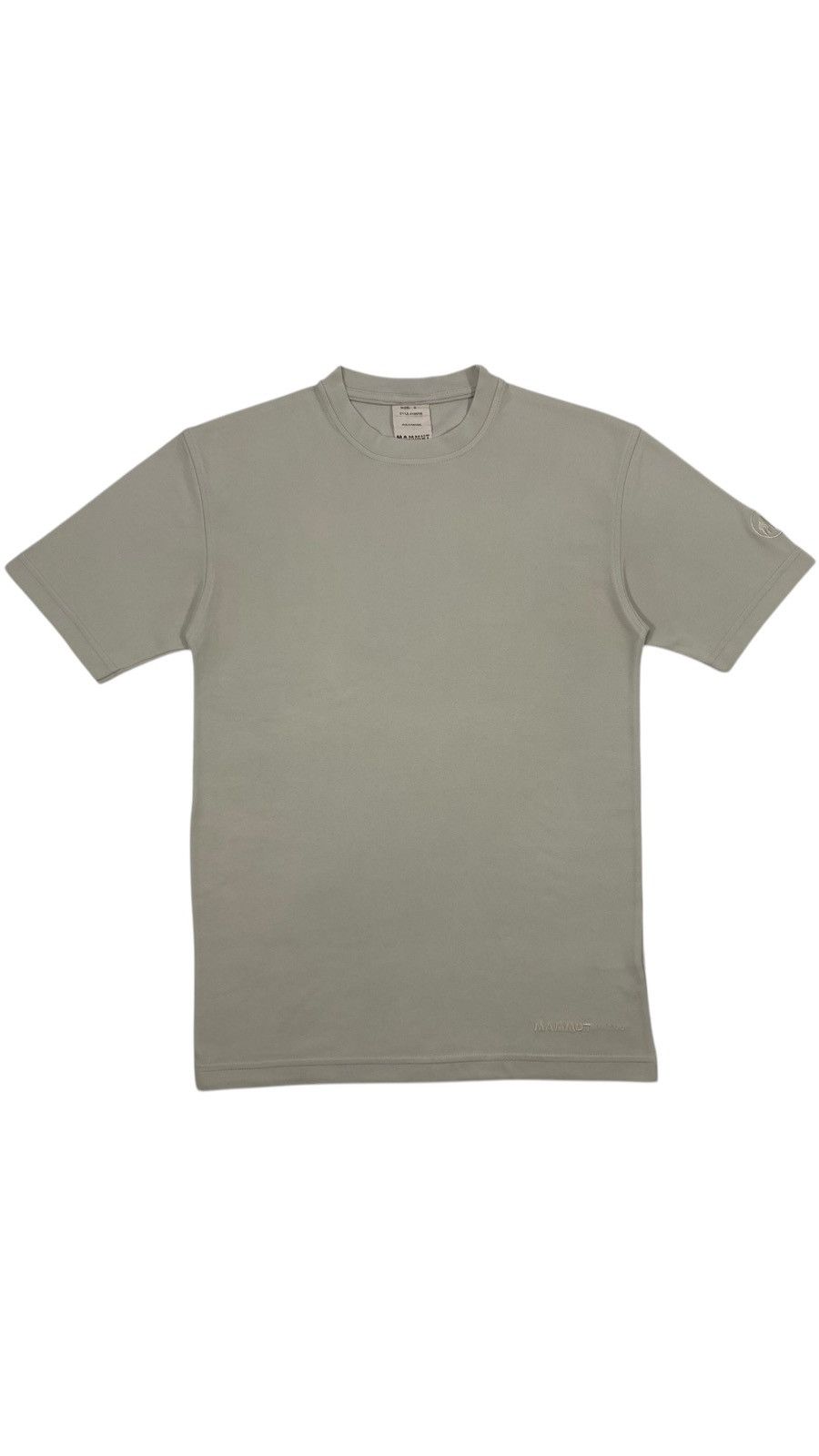 Vintage Mammut Basic Gorpcore Swiss Outdoor Hiking T-Shirt in Grey, Men's (Size Small)