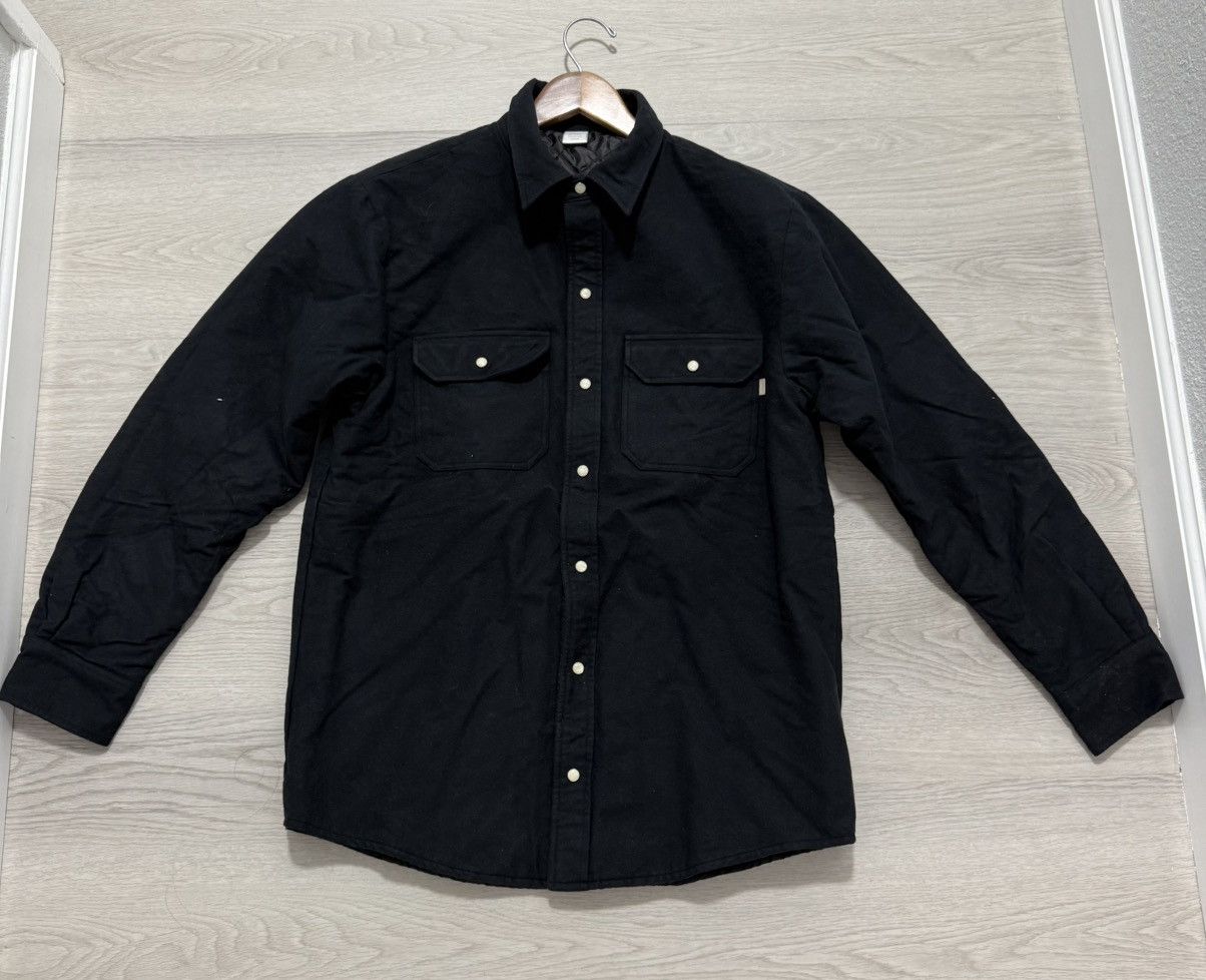 Jjjjound Black Thermal Shirt, Men's (Size Medium)