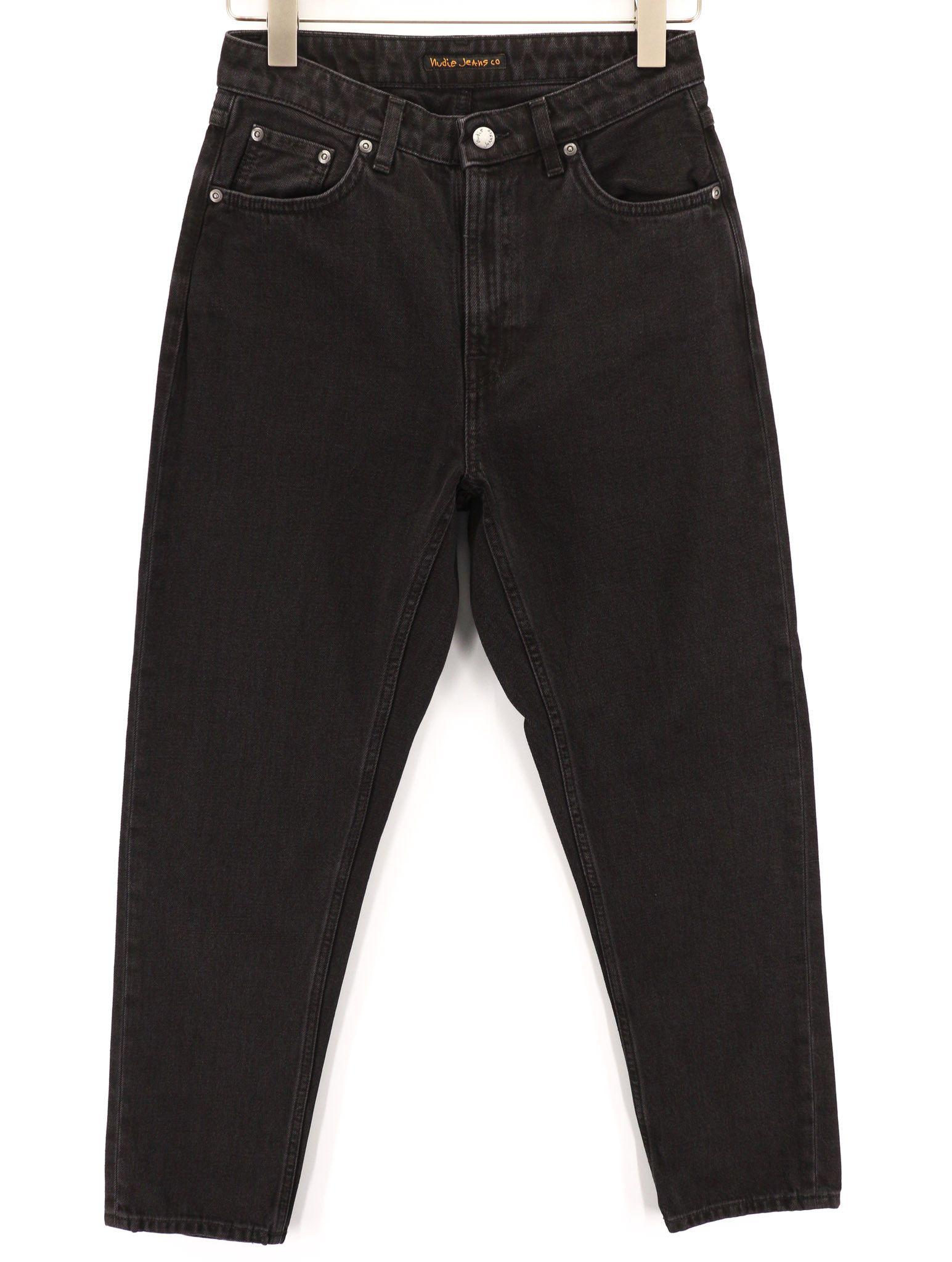 Nudie Jeans Breezy Britt W28/l28 Black Worn Zip Fly Cotton 80690, Men's