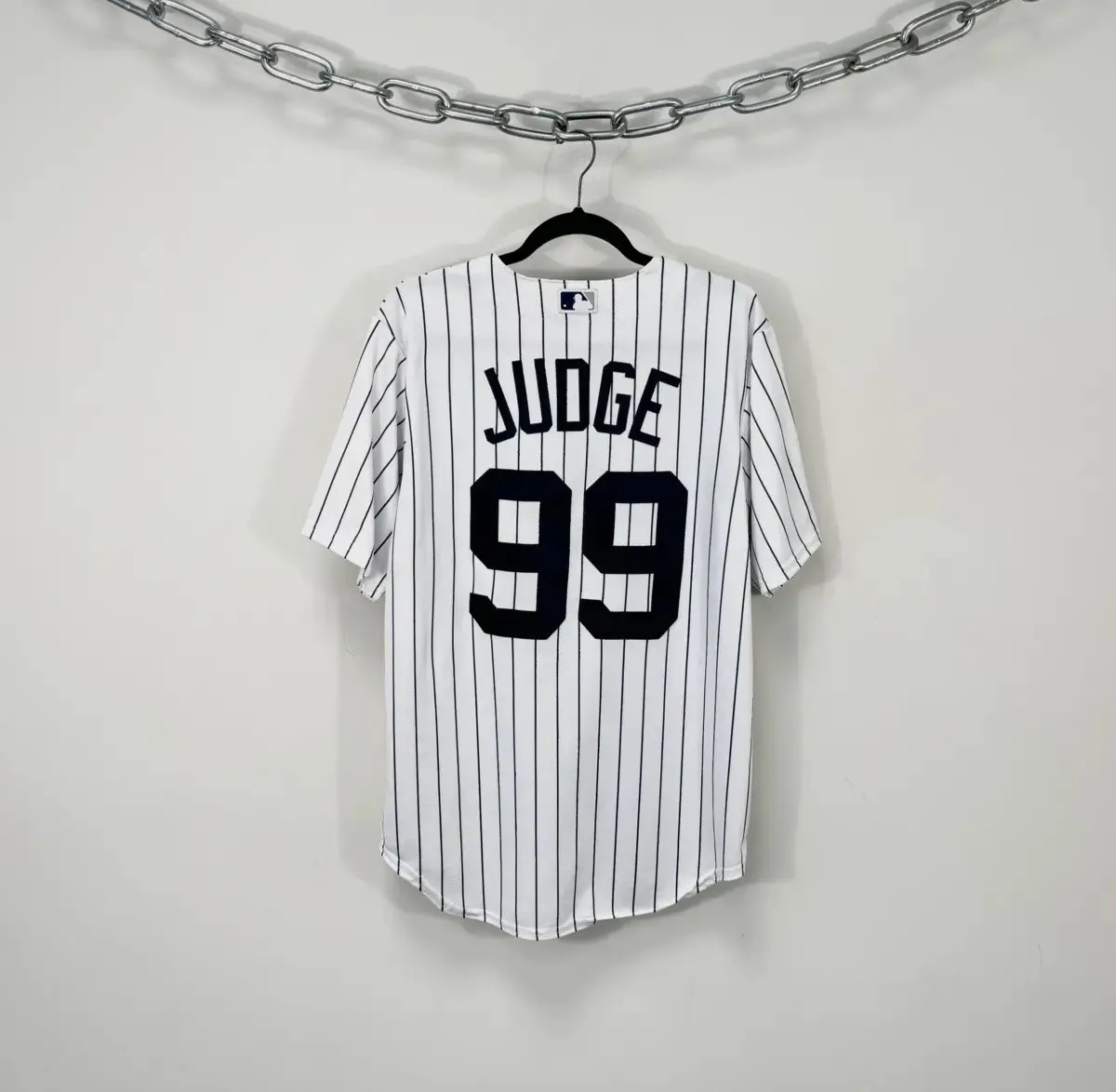 Majestic New York Yankees Aaron Judge 99 Mlb Jersey in White, Men's (Size Medium)