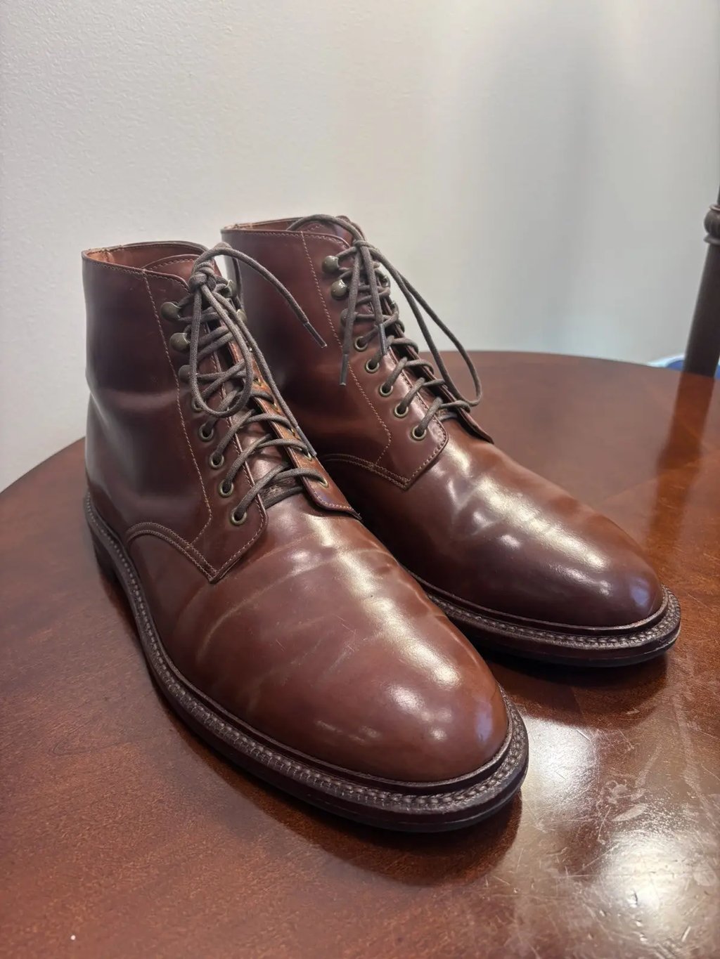 Grant Stone Edward Boot, Honey Glazed Shell, 10.5e in Brown, Men's