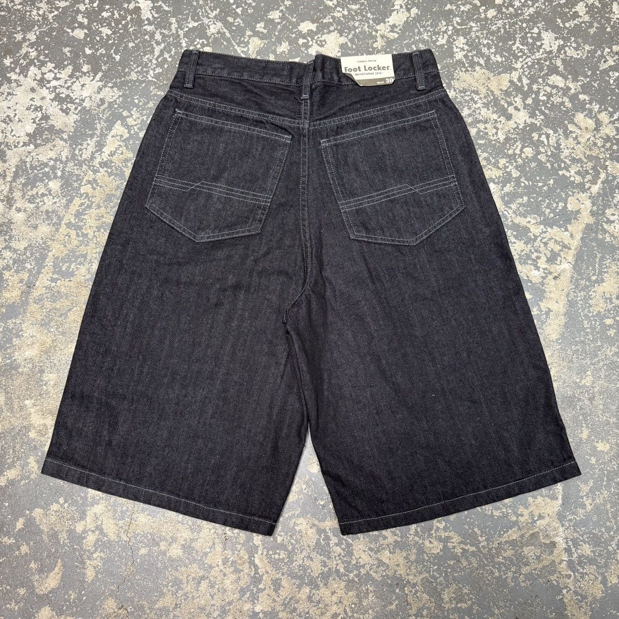 Foot Locker Vintage Footlocker Black Y2K Baggy Shorts Jorts, Men's (Size 31)