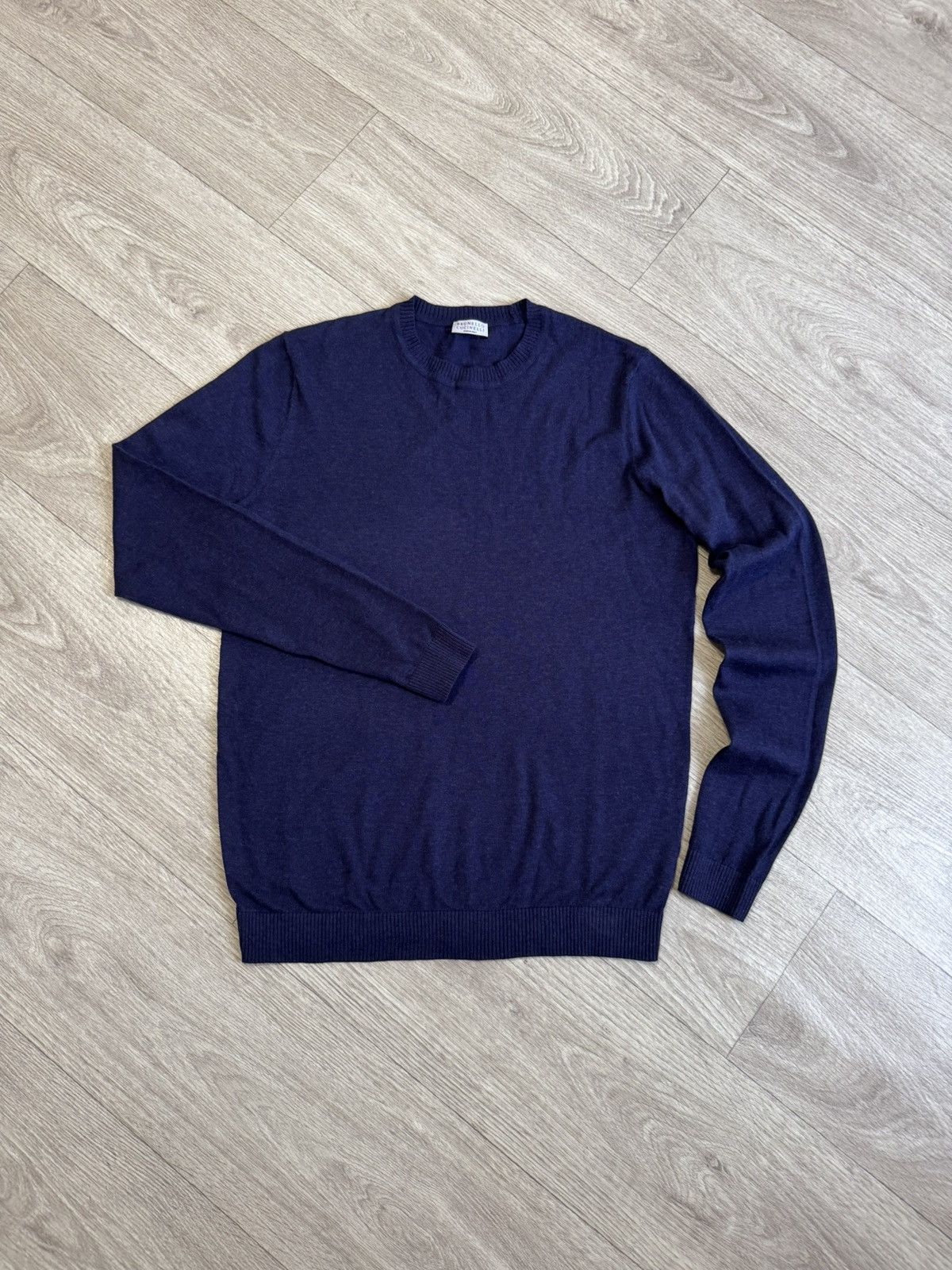 Brunello Cucinelli Sweater in Blue, Men's (Size Medium)