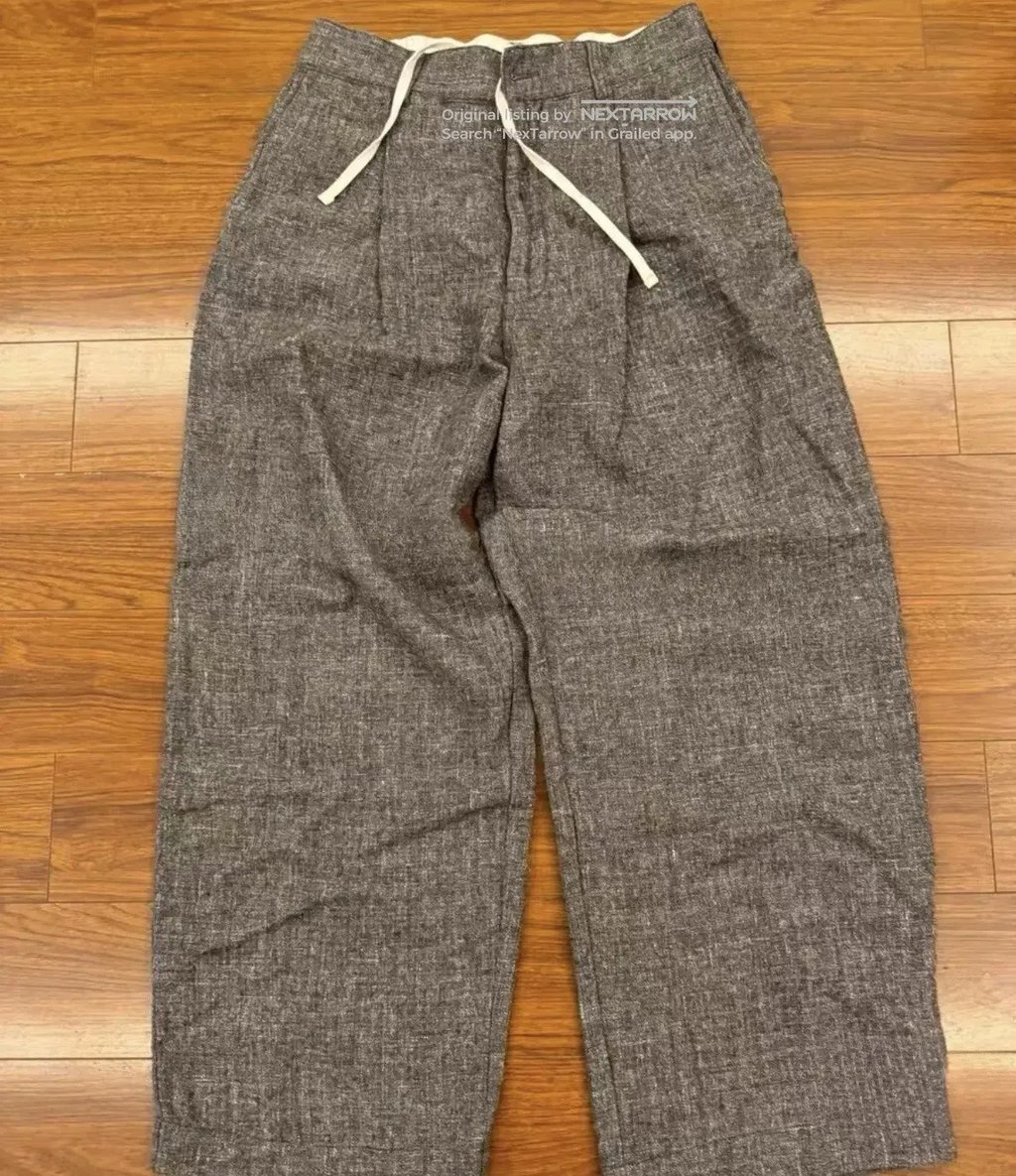 Nanamica Wool Linen Tweed Pants Kkkk752609 in Gray, Men's (Size 34)