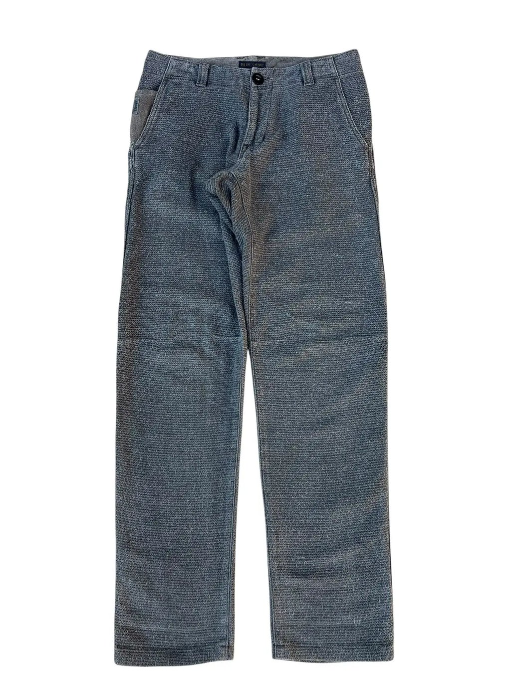 Blue Blue Japan Mother Nature Recycle Fiber Stripes Pant in Silver, Men's (Size 31)