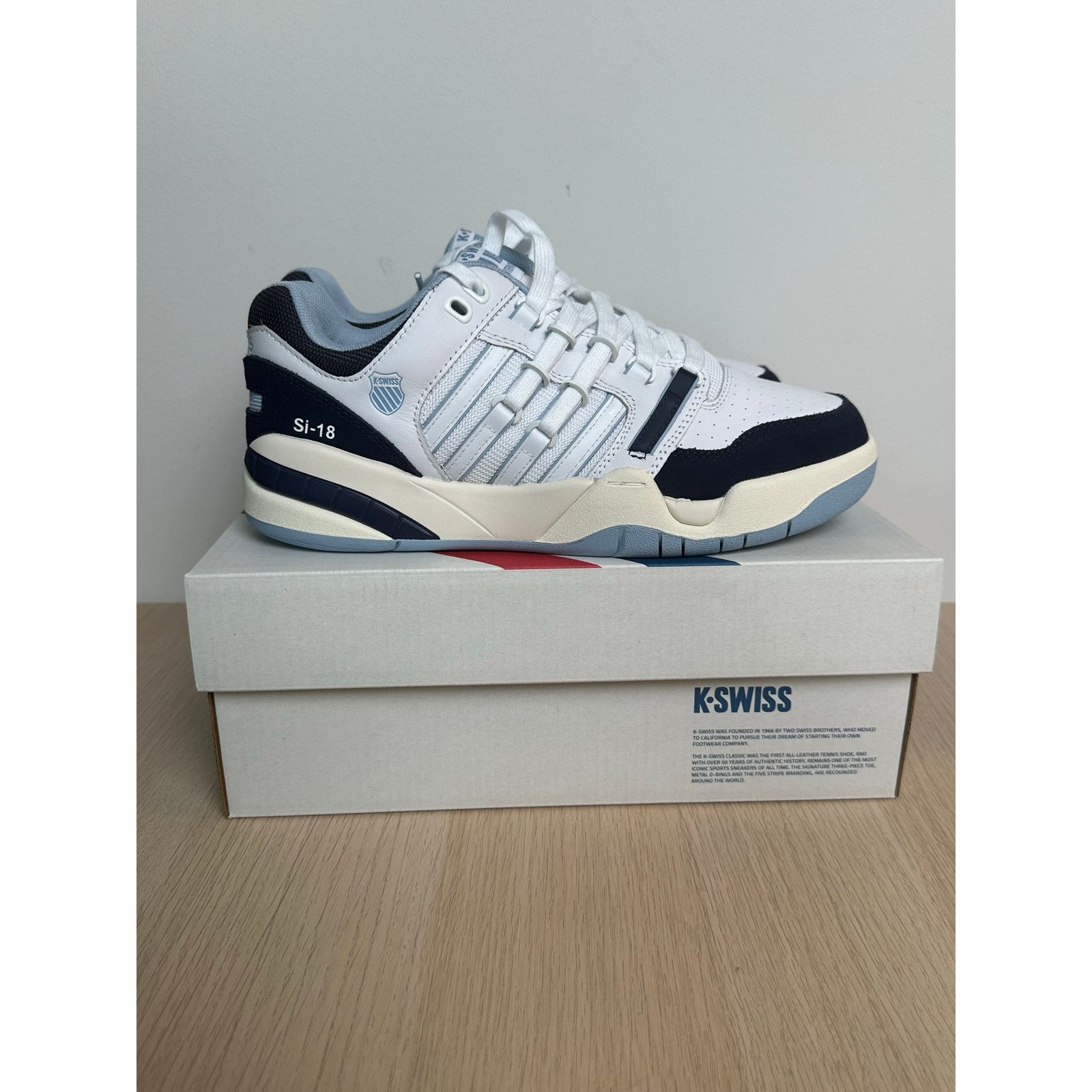 K Swiss K-Swiss Si-18 International White Sneaker Size 8M - New, Men's