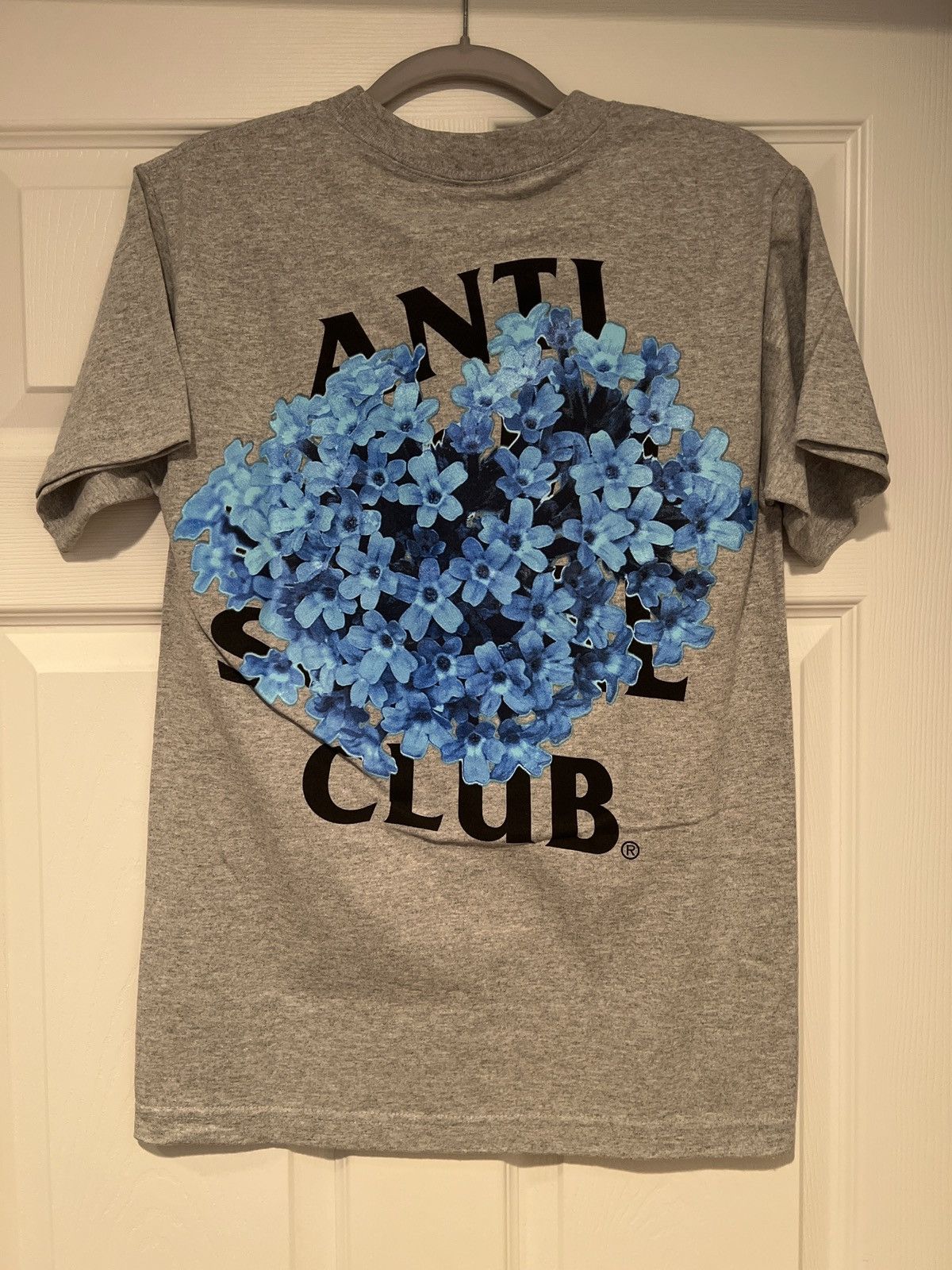 Anti Social Social Club Assc Backdoor Miami Tee in Grey, Men's (Size Small)