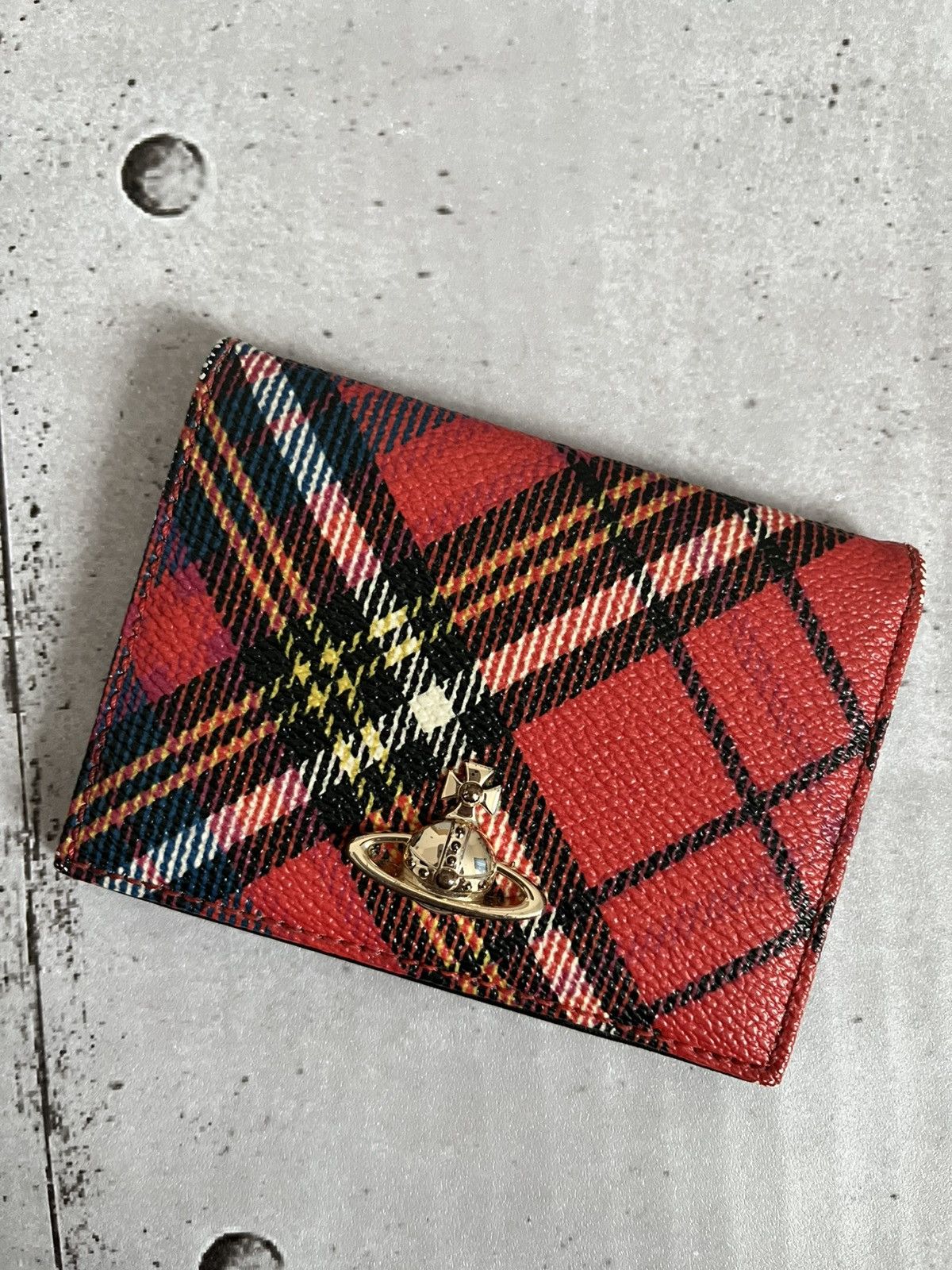 Vivienne Westwood Card Case 【141】 in Red, Men's