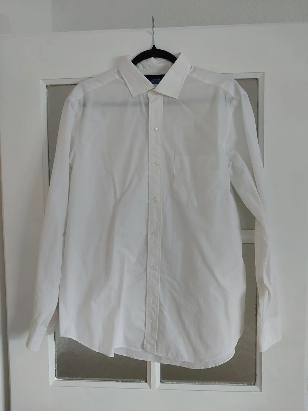 Tokyo Fit - 134 Casual Untucked Spread Broadcloth in White, Men's
