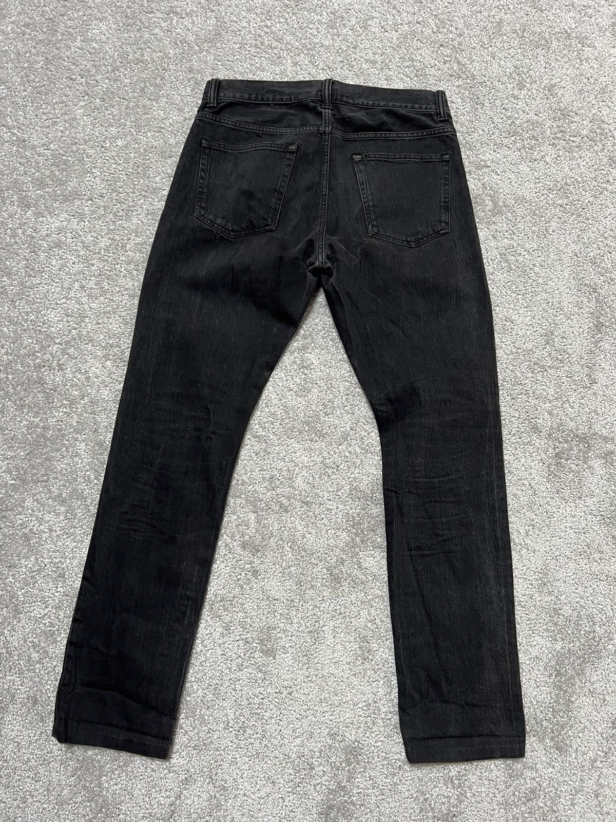 Our Legacy Slim Fit Zero Cut Broken Twill Denim Size 32/34 in Black, Men's