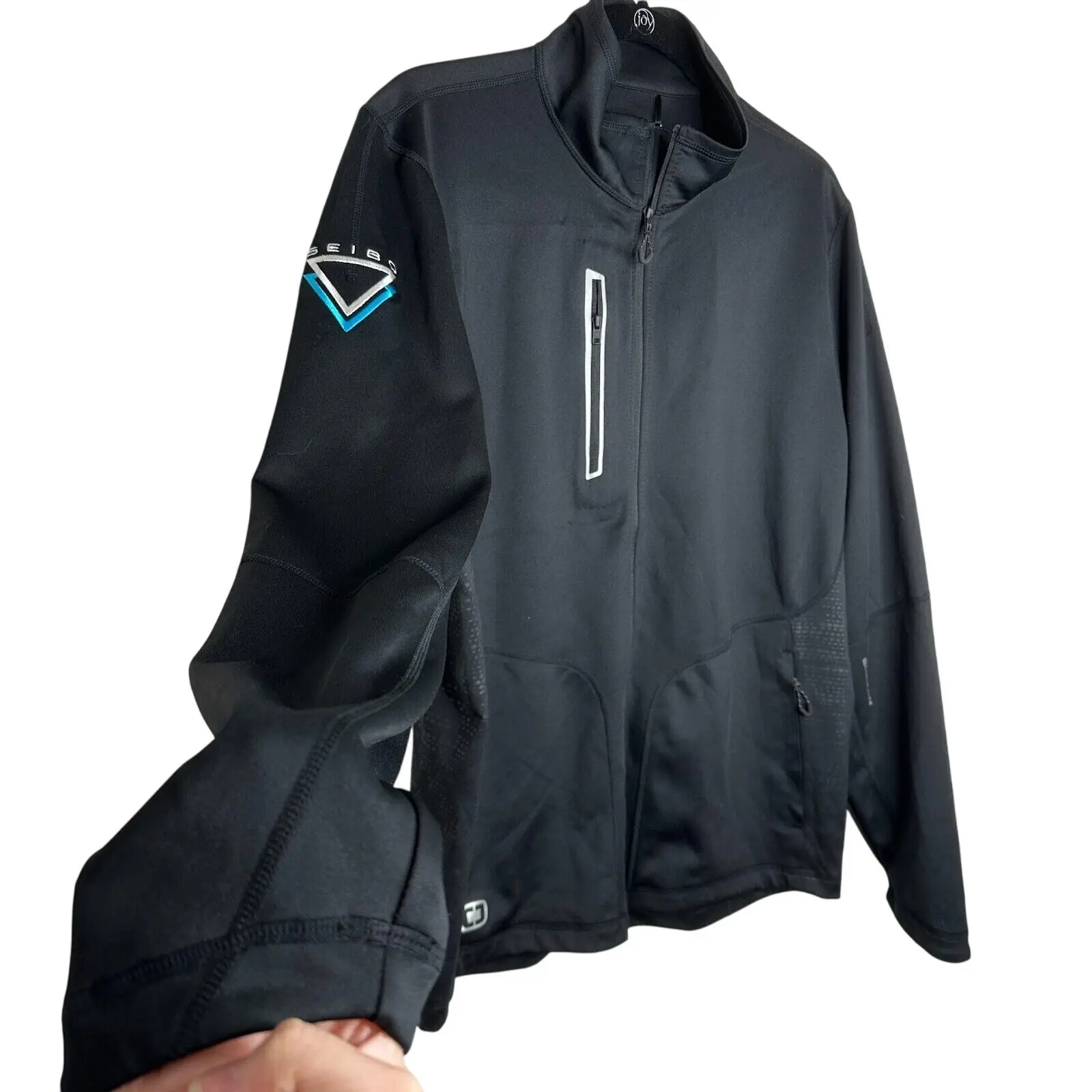 NWT Ogio Black Endurance Fulcrum Zip Jacket Seibo Logo M, Men's (Size Medium)