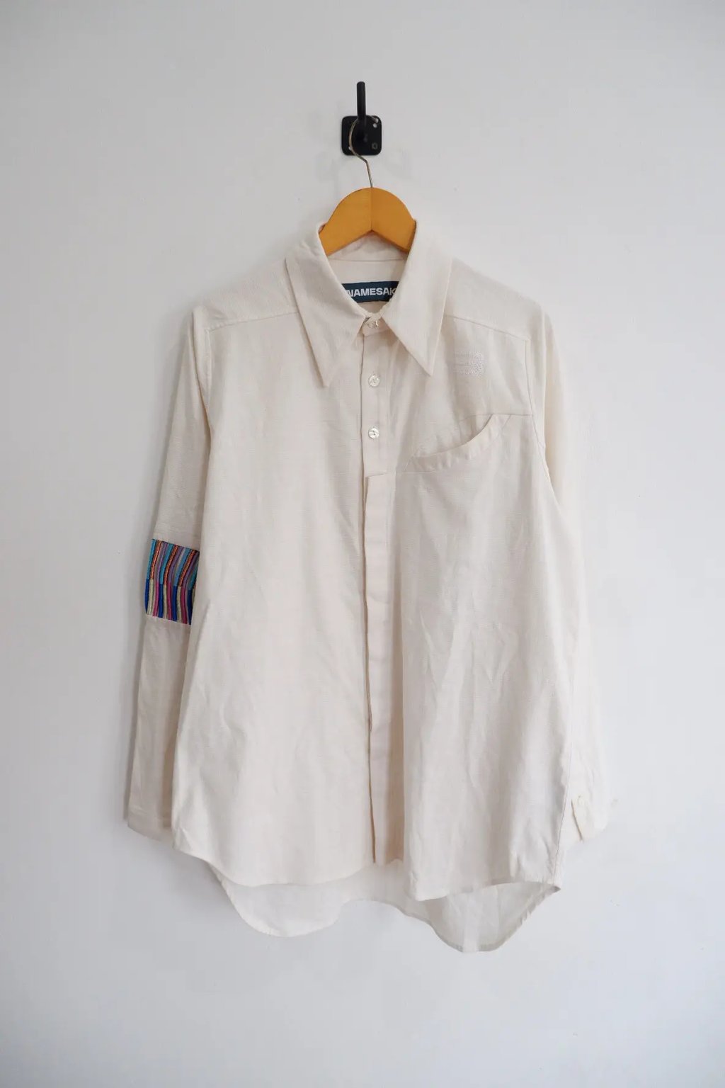Namesake Cotton Shirt Oversized in White, Men's