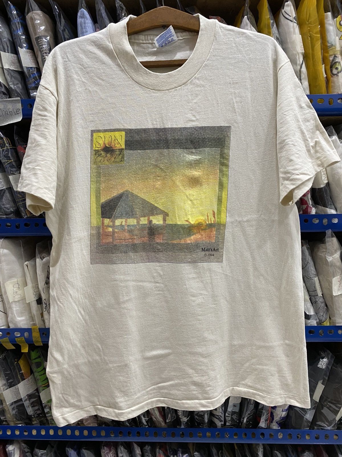 Arts Science Matt’S Art 1994 Tshirt in Beige, Men's (Size Large)