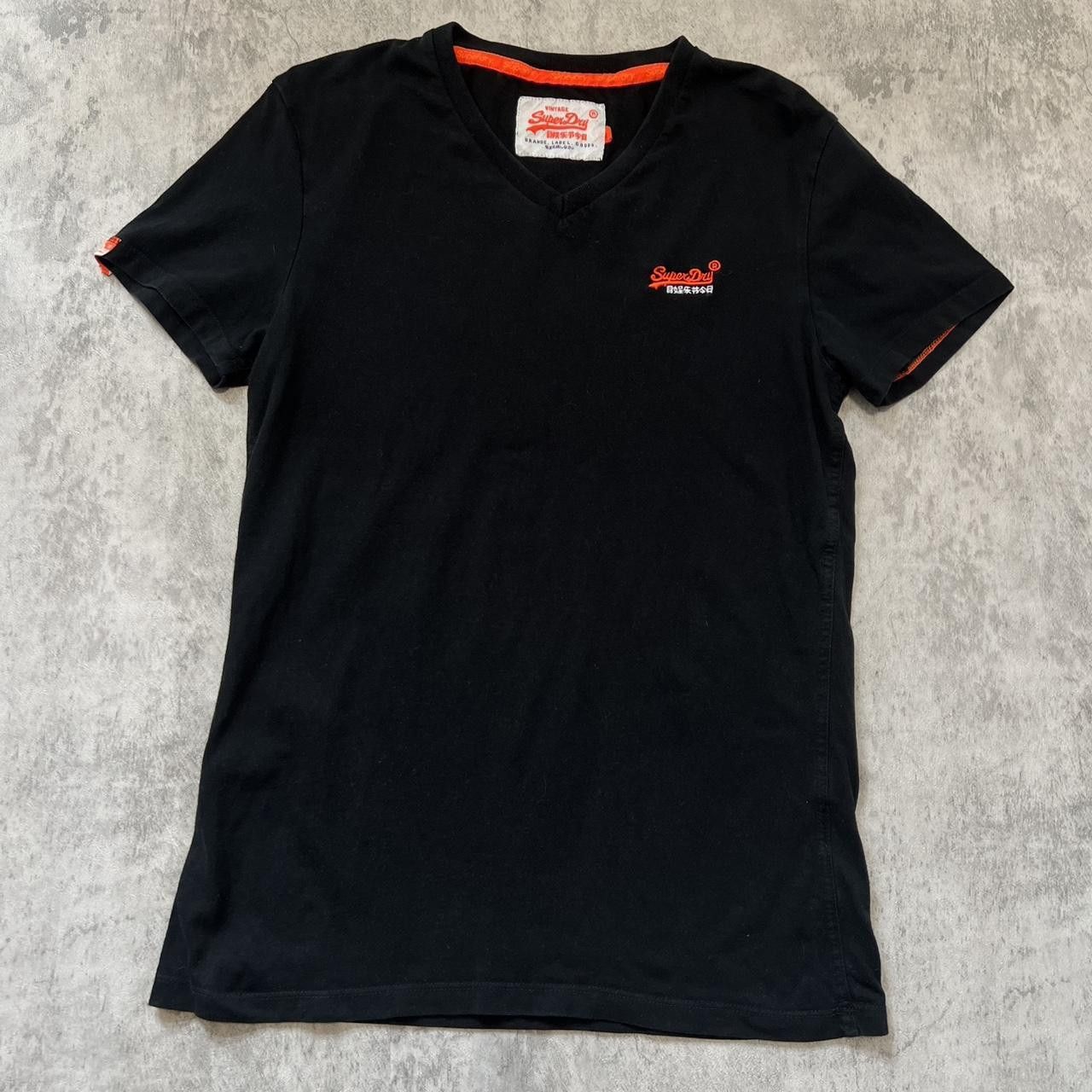 Black Superdry T-Shirt Basic Rap Hip Hop, Men's (Size Medium)