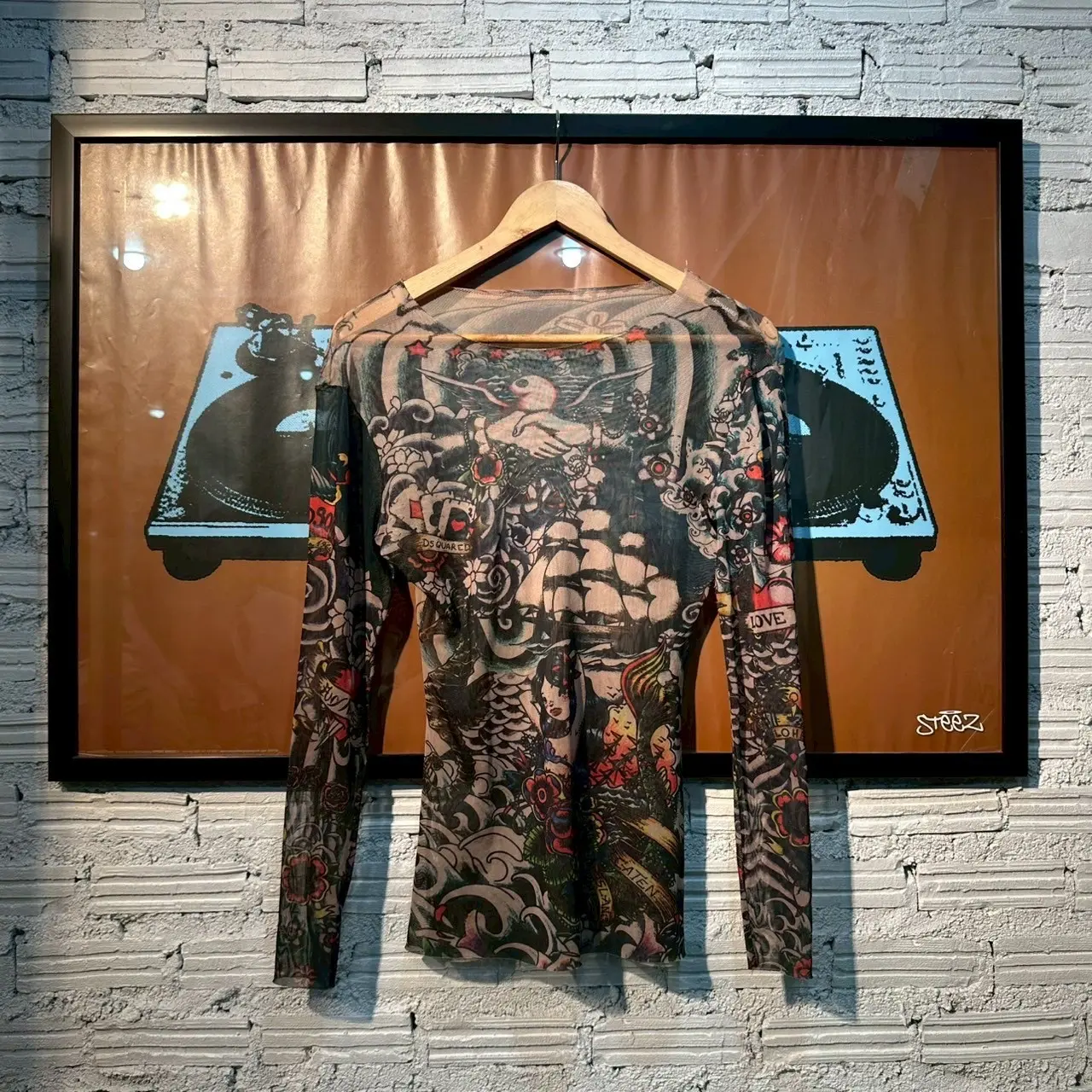 Dsquared2 Tattoo Printed T-Shirt, Men's (Size Small)