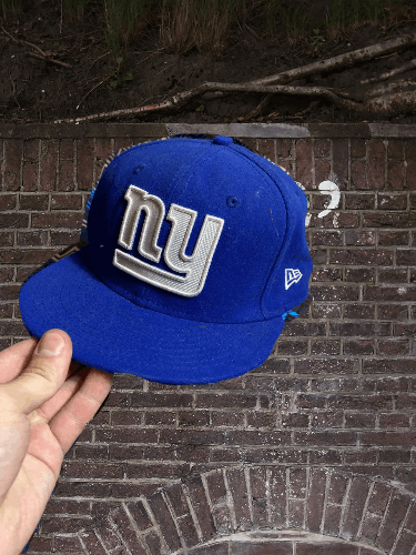 New York Ny Snapback Cap Trucker Hat Nfl New Era in Blue, Men's