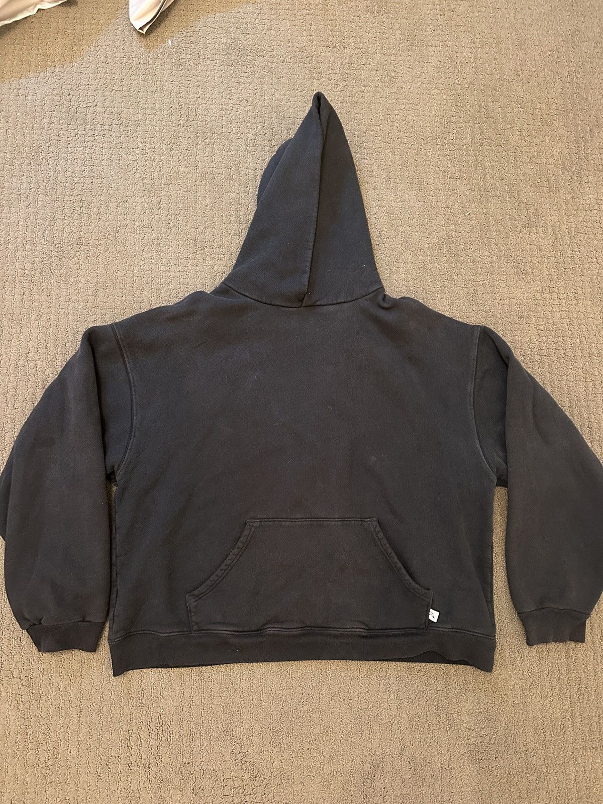 Akimbo Club Washed Black Hoodie, Men's (Size XL)