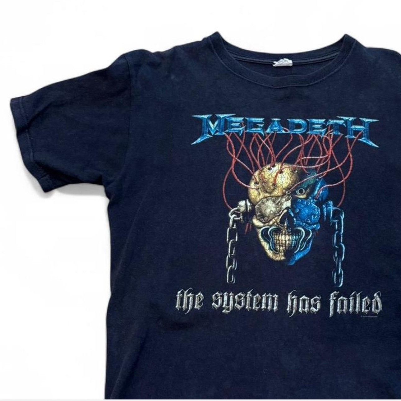 Megadeth The System Has Failed Black Cotton Tee Bandtee, Men's (Size Medium)